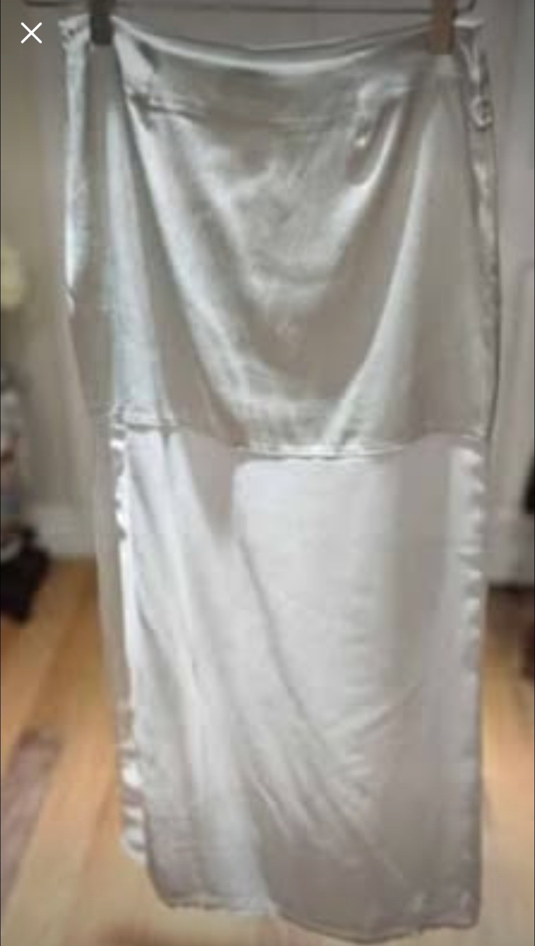 Zara Sheer Satin Skirt