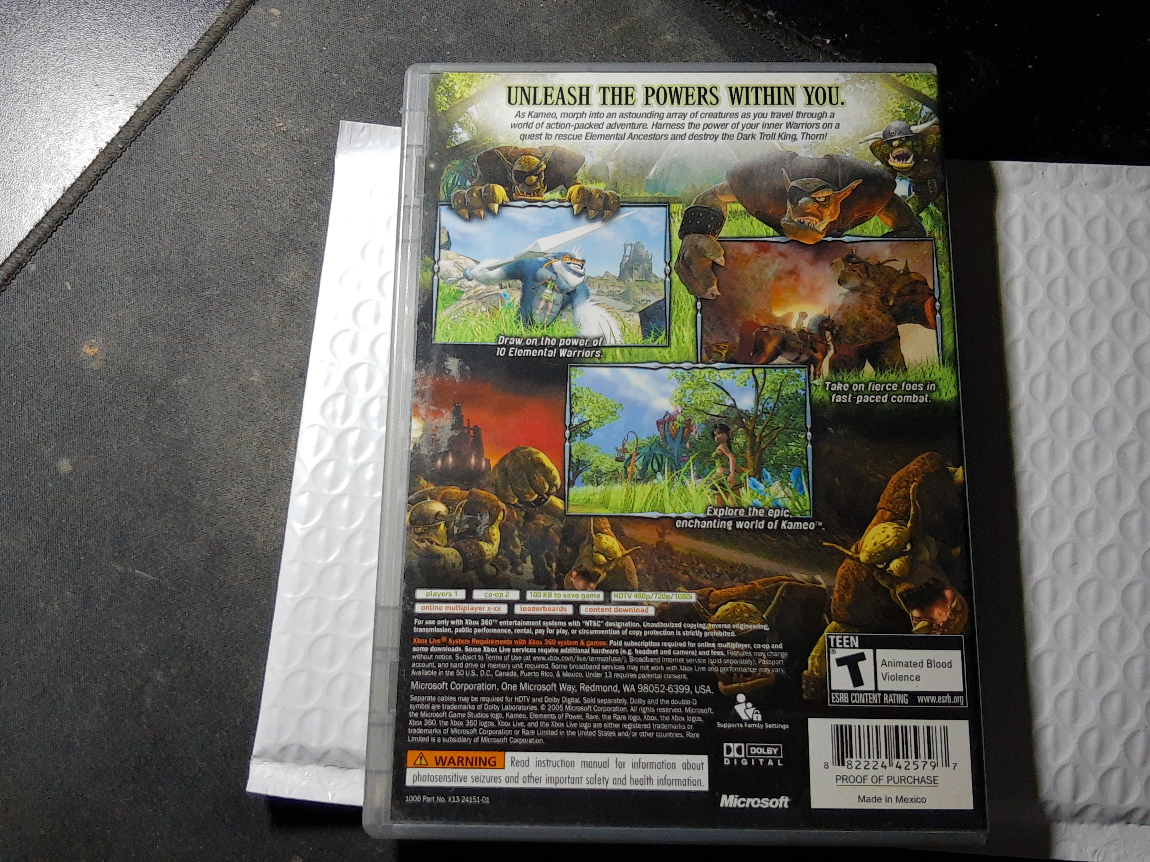 Kameo: Elements of Power CIB (Microsoft Xbox 360, 2005) - photo 4