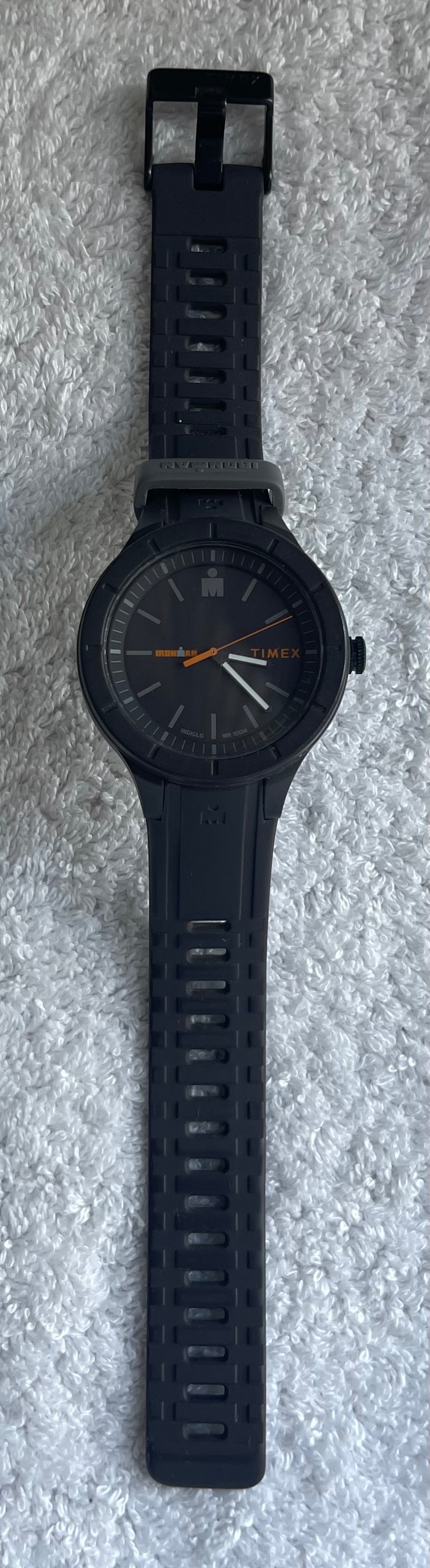 Timex Ironman Stealth Black Analog Watch T5K904 (RUNNING!) - photo 3