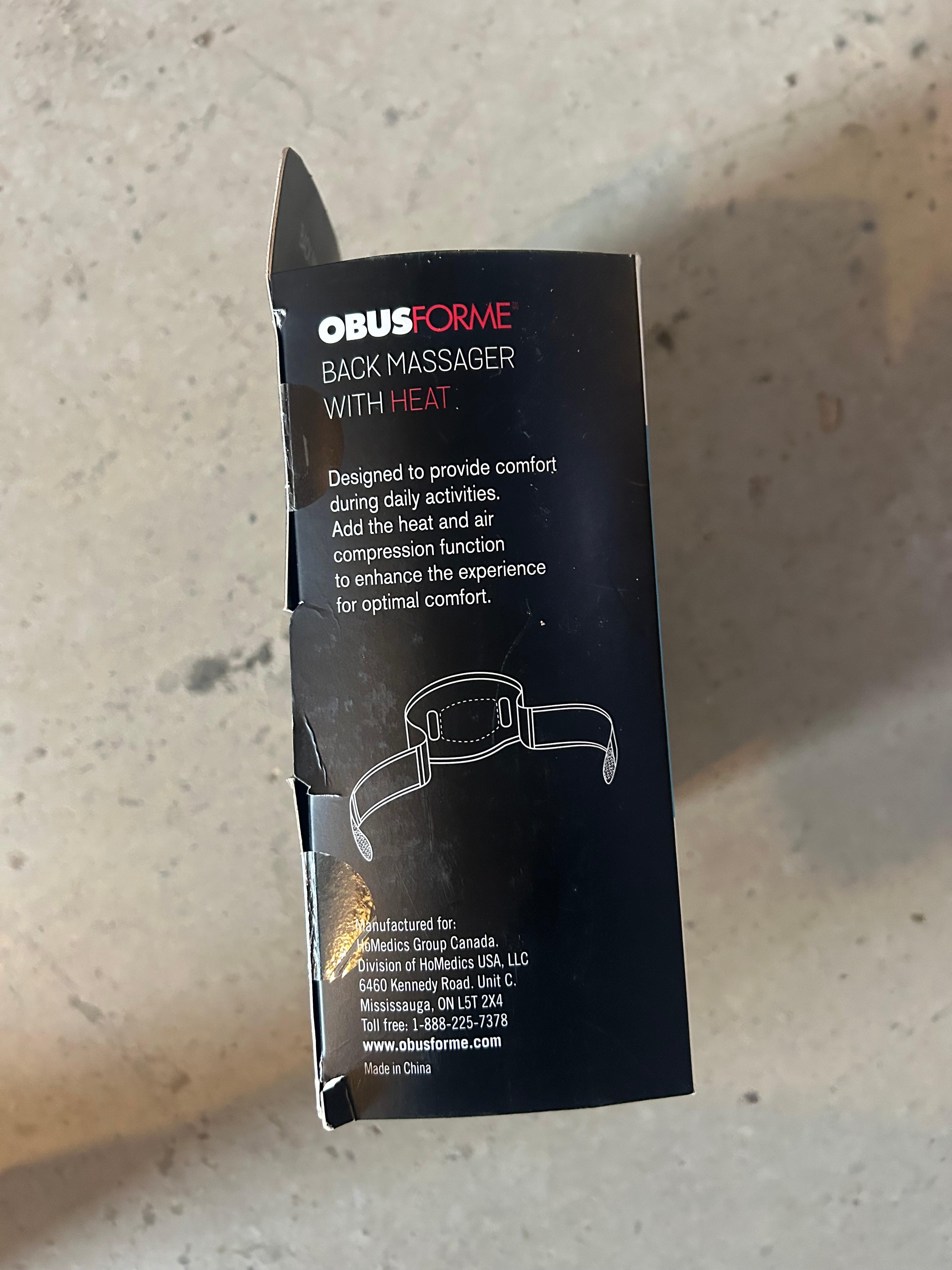 Obusform Back Massager with Heat - photo 2