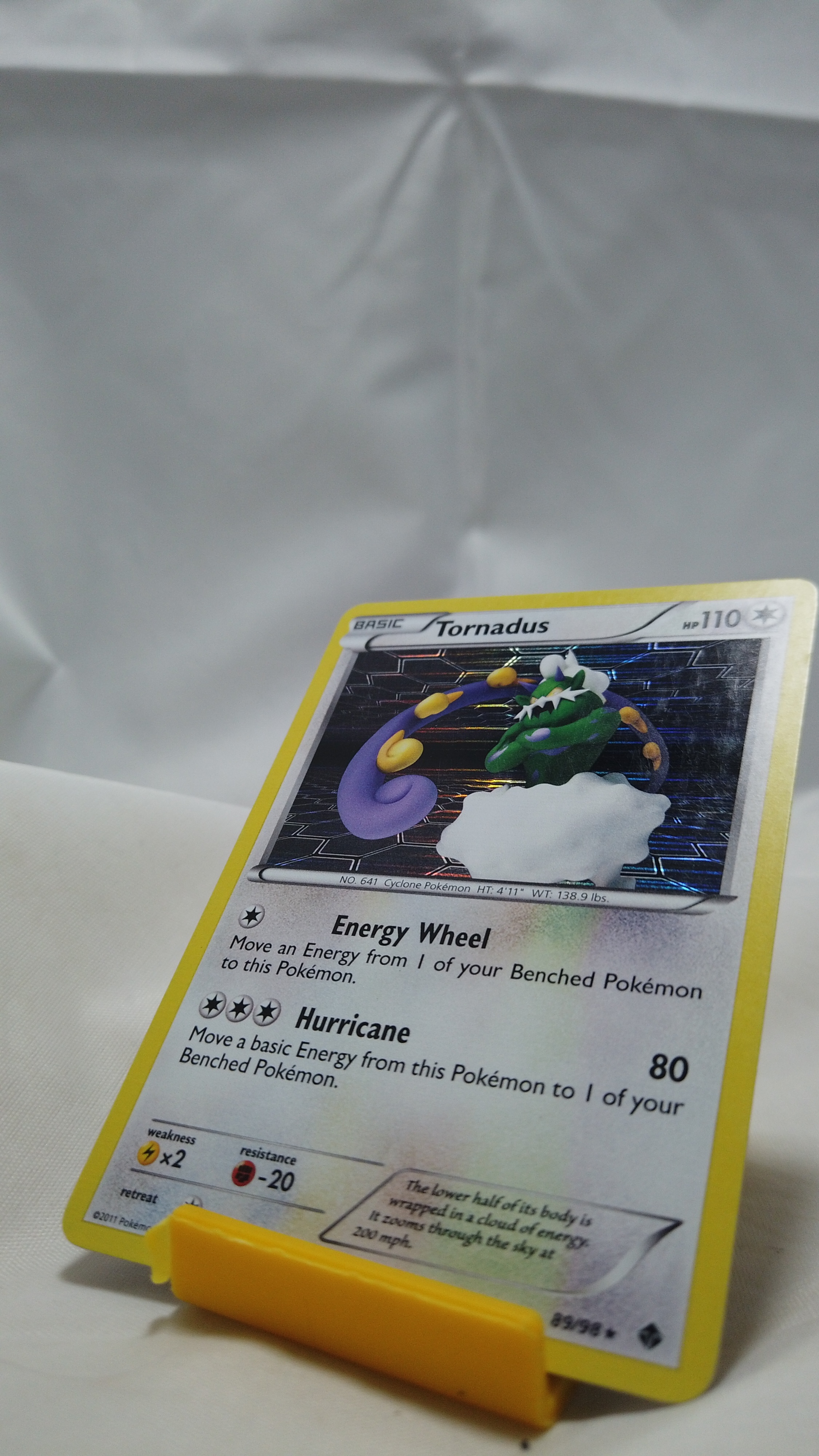 Pokemon Tornadus 89/98 Emerging Powers Holo Rare LP - photo 3