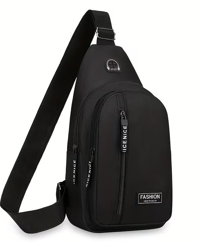 "FASHION INSTINCT" BLACK-Unisex-Crossbody Bag/Sling Bag-NEW - photo 5