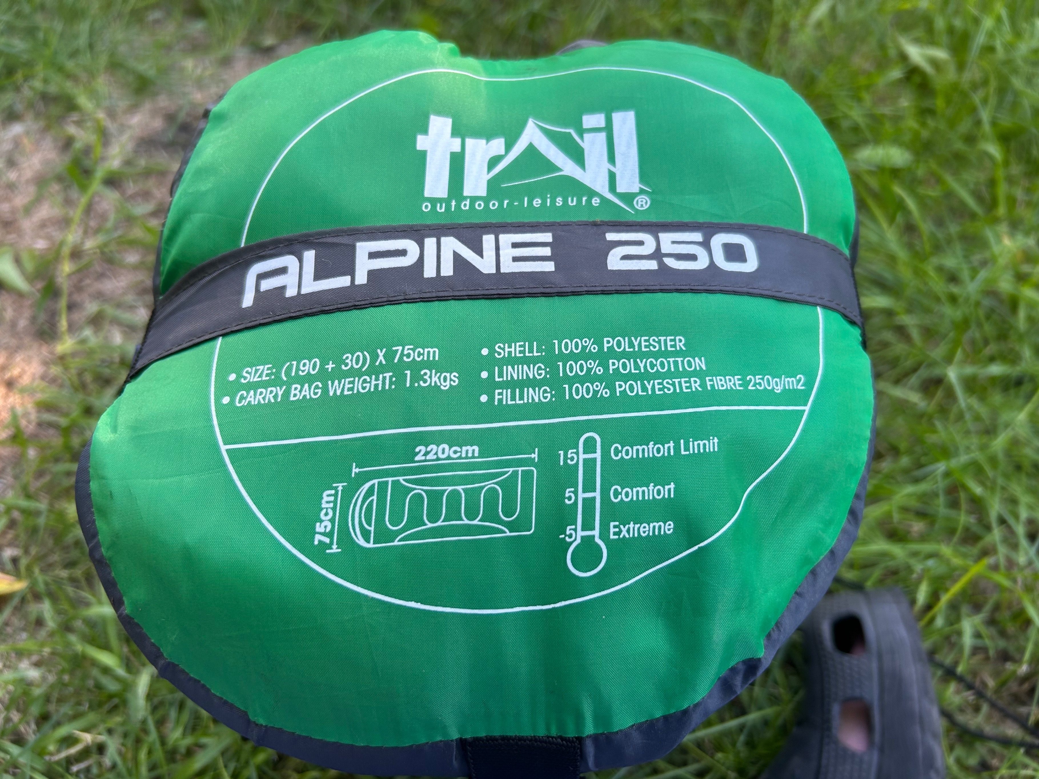 Alpine 250 Hooded Sleeping Bag - photo 3