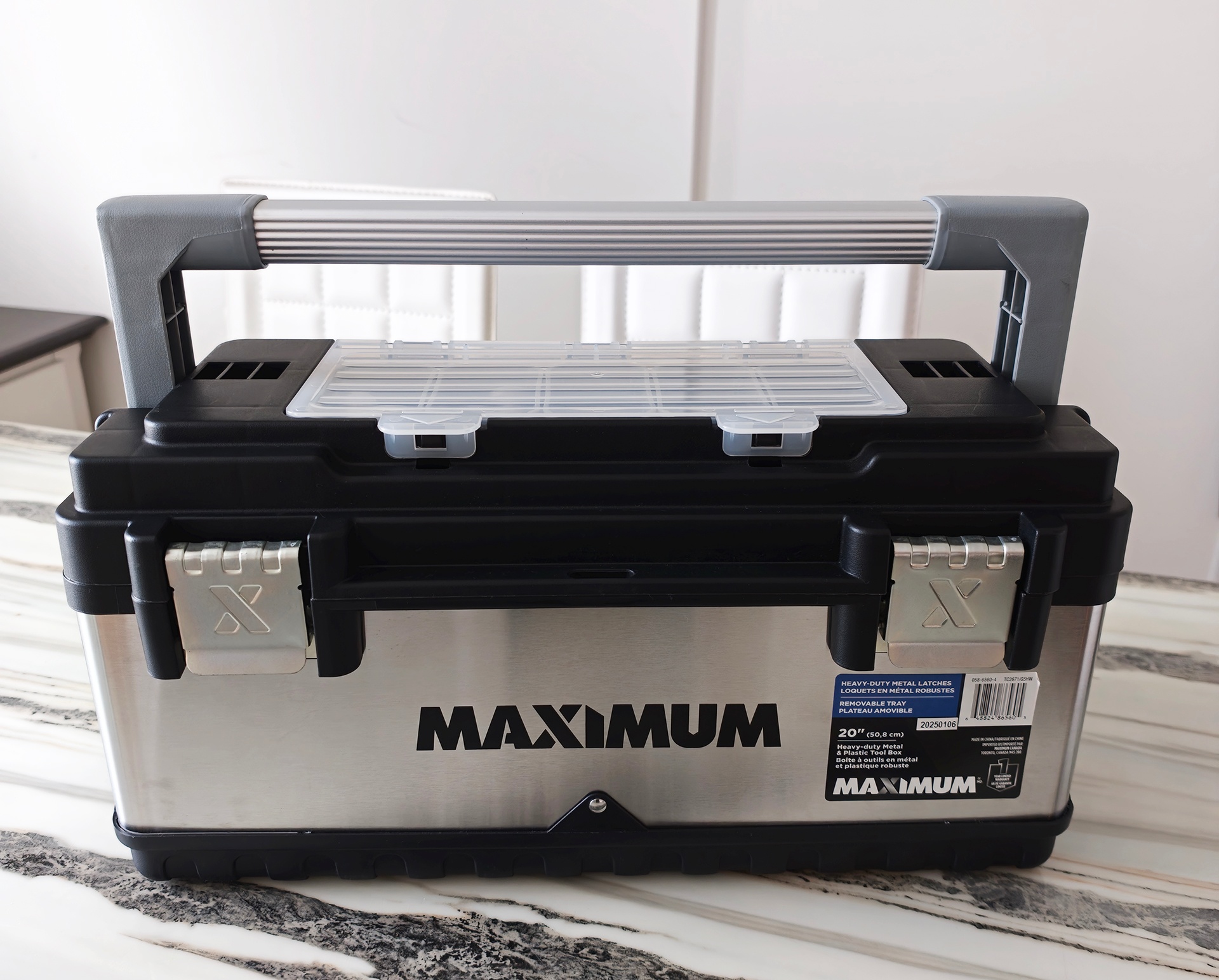 MAXIMUM 20" Portable Tool Box incl. 25+ Accessories MEGA Bundle - photo 5