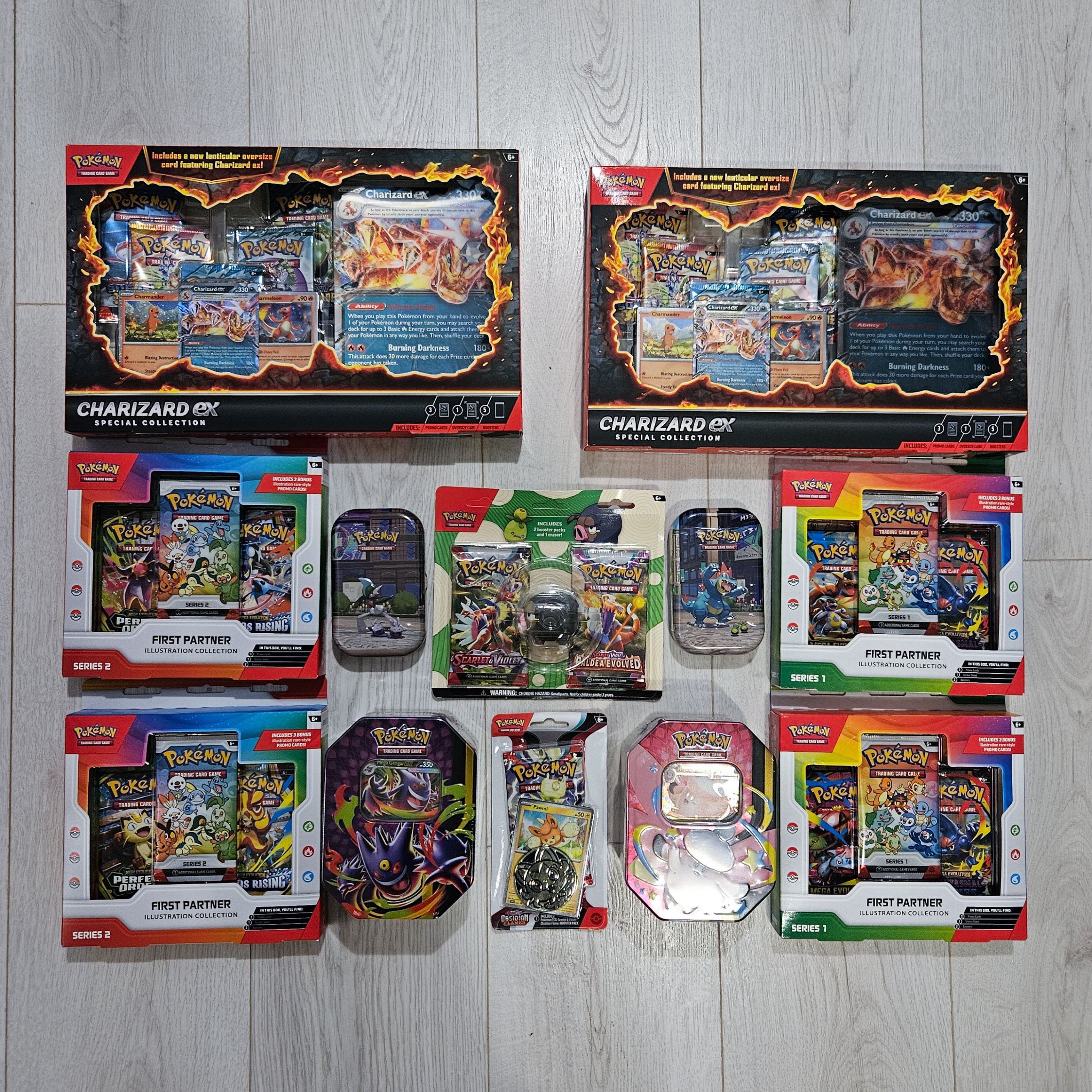 Charizard Collection, First Partner, Paldea Evolved Pokemon