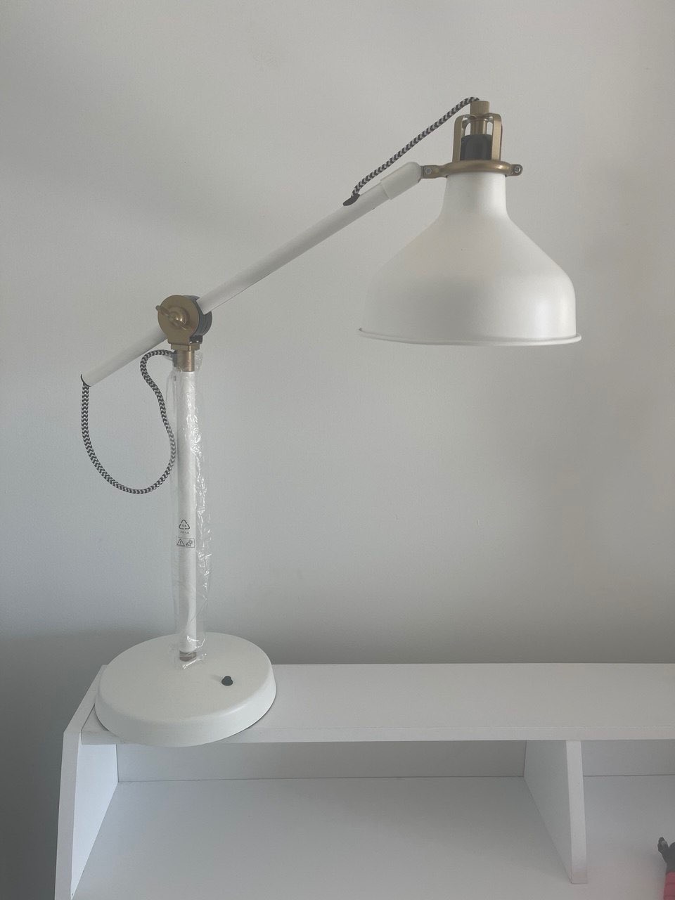Structube Modern Desk + IKEA Lamp - photo 5