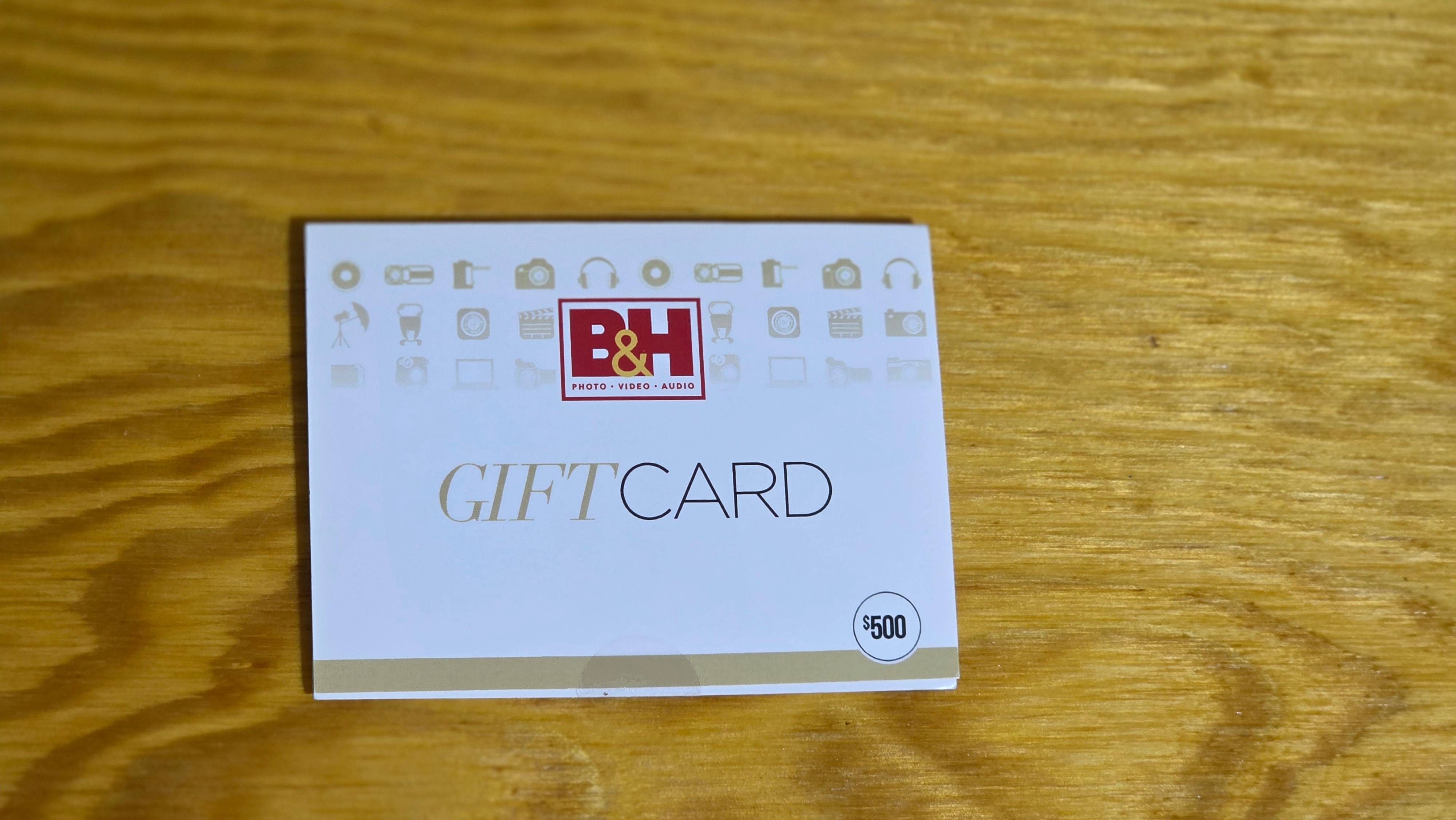 BH Photo Gift Card $500