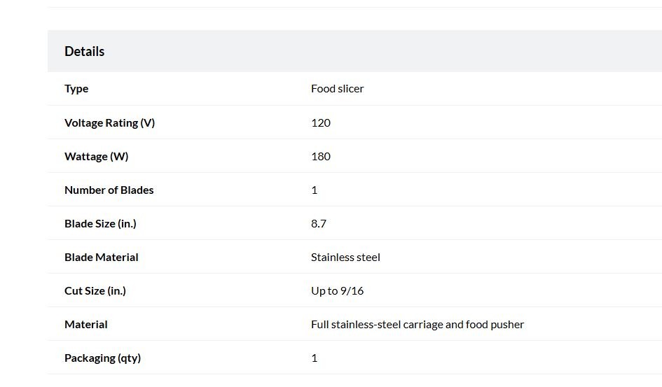 Stainless-Steel Food Slicer - 8-3/4 in. - photo 2