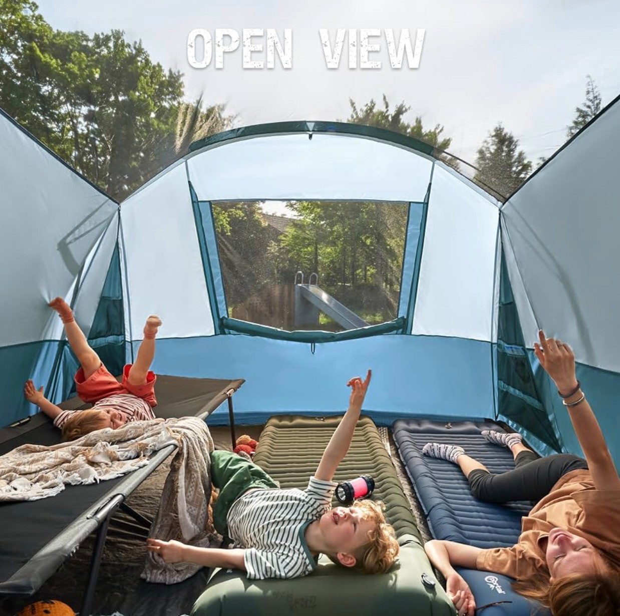 Portable Camping Tent with Screen Room Water Resistant 8 person - photo 4