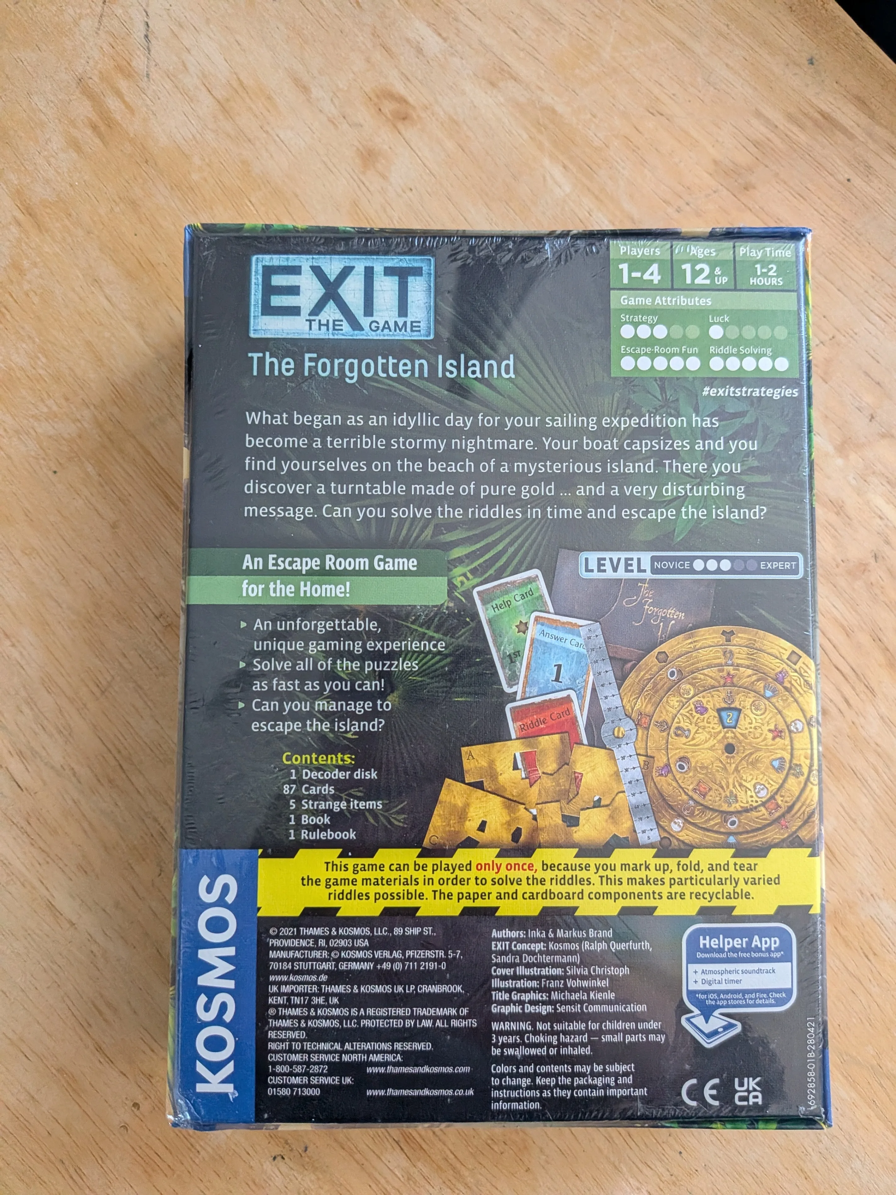 New Sealed EXIT: The Game – The Forgotten Island - photo 2
