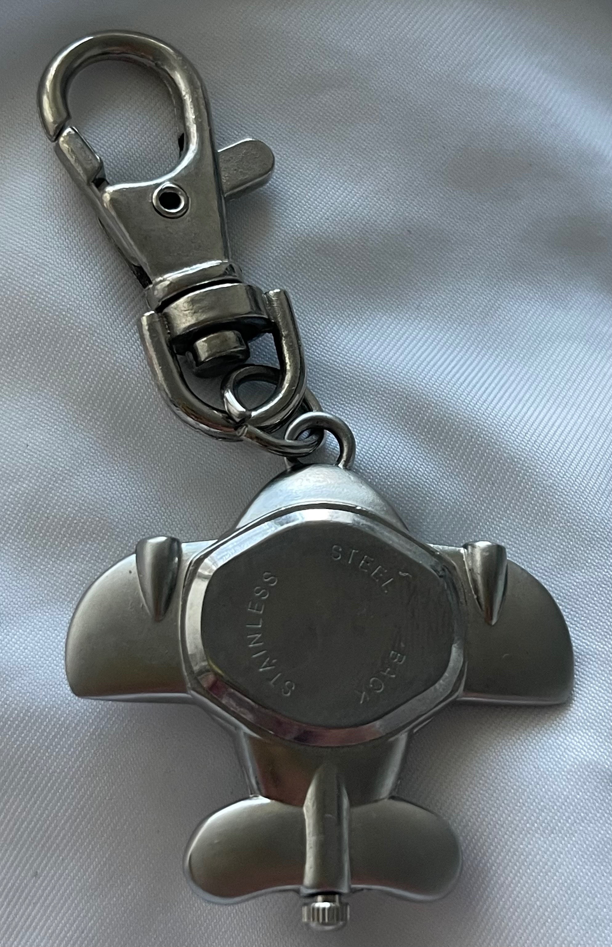 Vintage Chaoya Airplane Keychain FOB Watch (Needs Battery) - photo 2