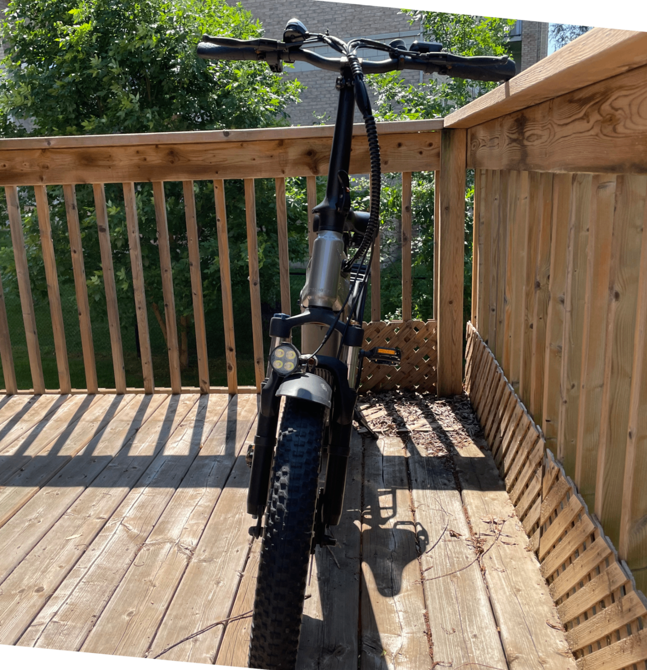 Blutron Fat Tire Step Through E-Bike, 6 Months Old, ~500km - photo 3