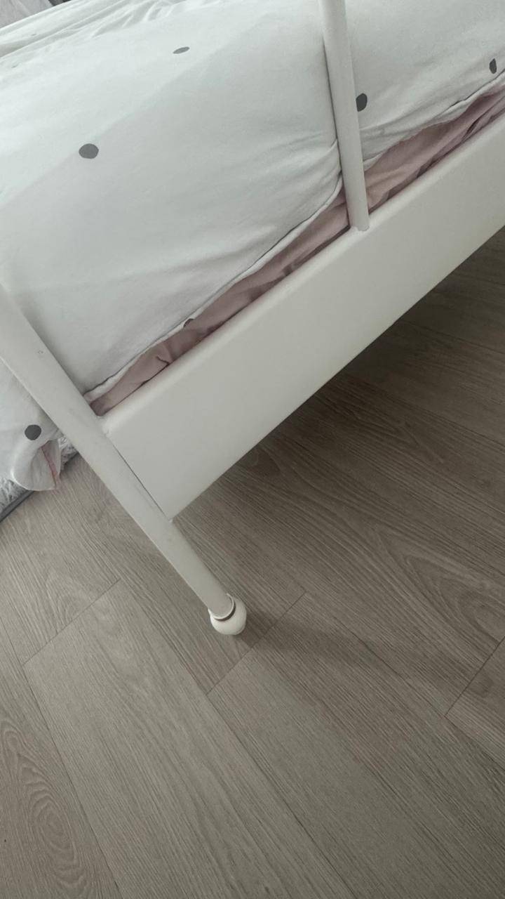 Twin Bed frame with mattress - photo 4