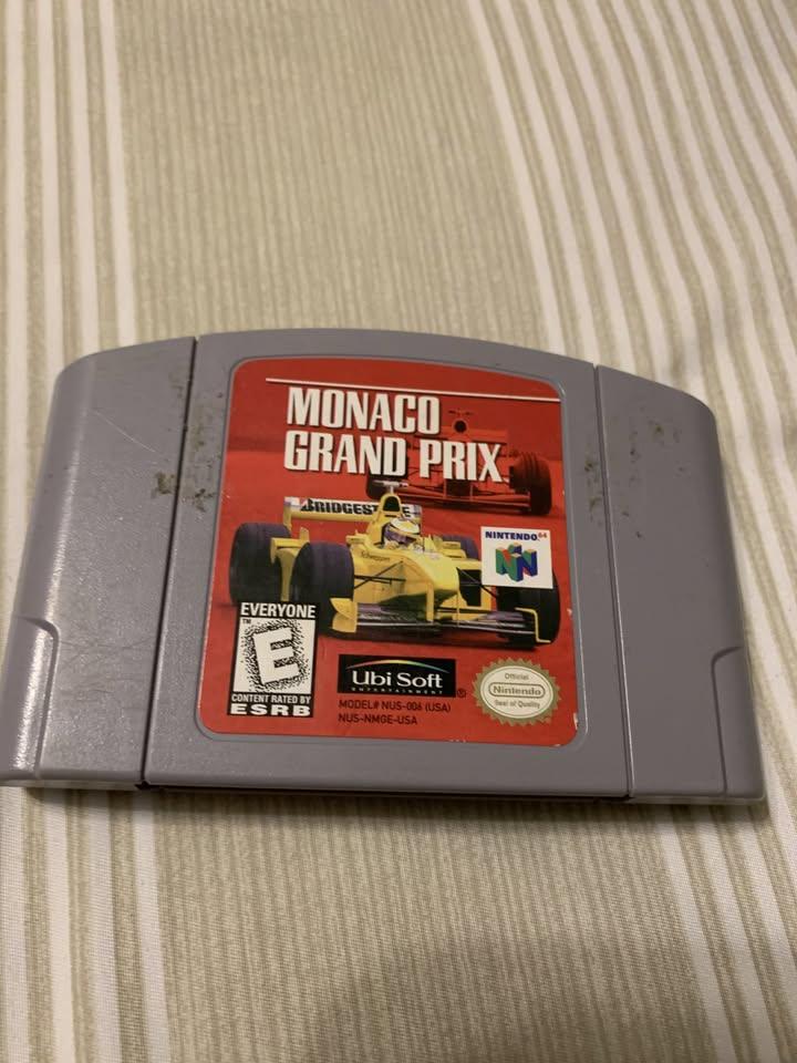 Nintendo 64 Monaco Grand Prix Game