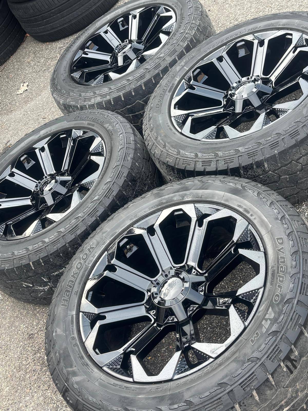 NEW 20”Abyss(6x135)+used 275/55/R20 Hankook A/T-F150/Expedition - photo 2