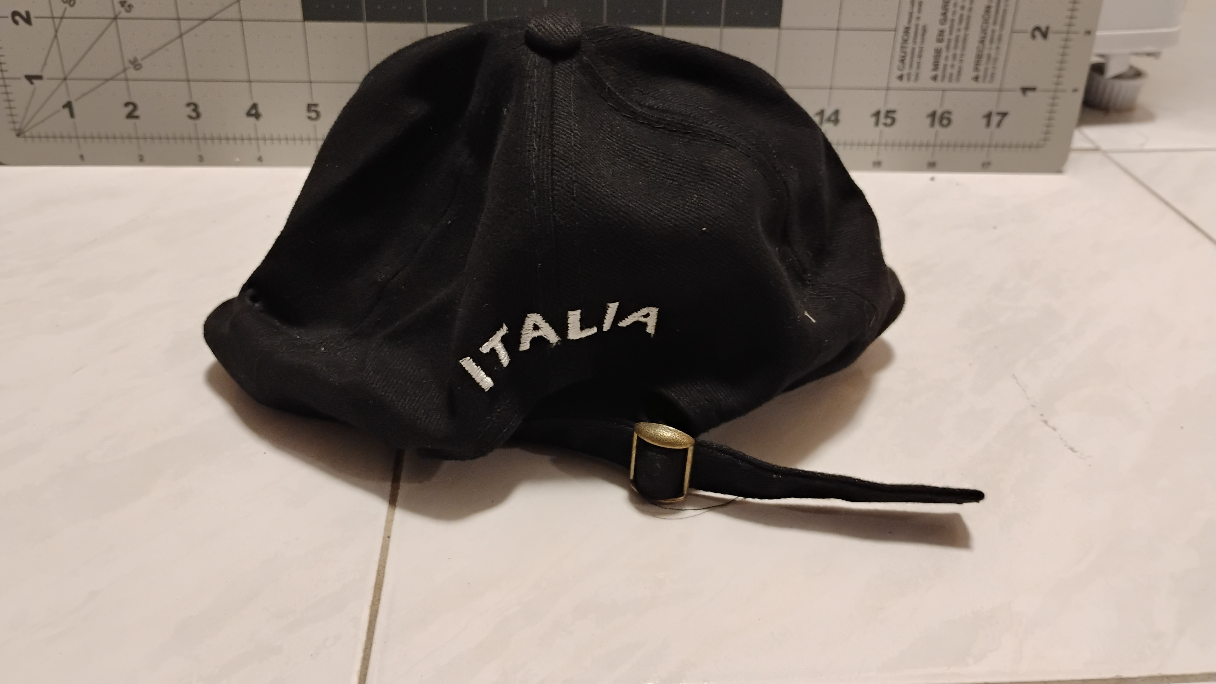 FIFA World 98 Italy Hat With Cloth Strap Black Version - photo 2