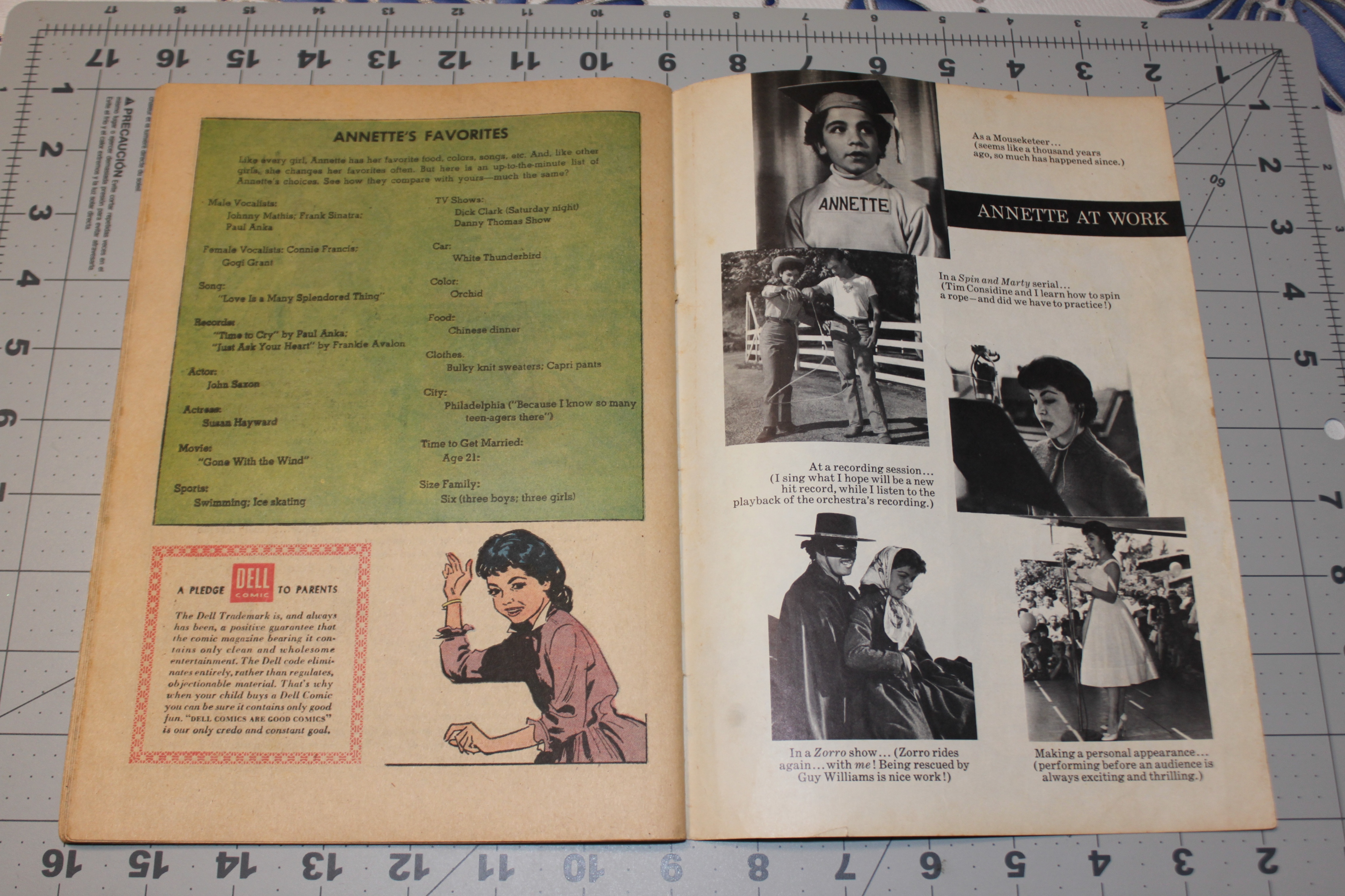 Dell Four Color Comics #1100 Annette’s Life Story May 1960 - photo 5