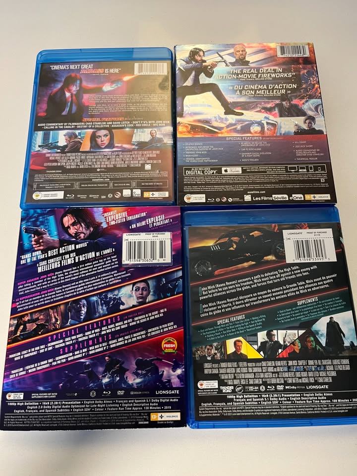 John Wick 1-4 Blu ray Collection - photo 2