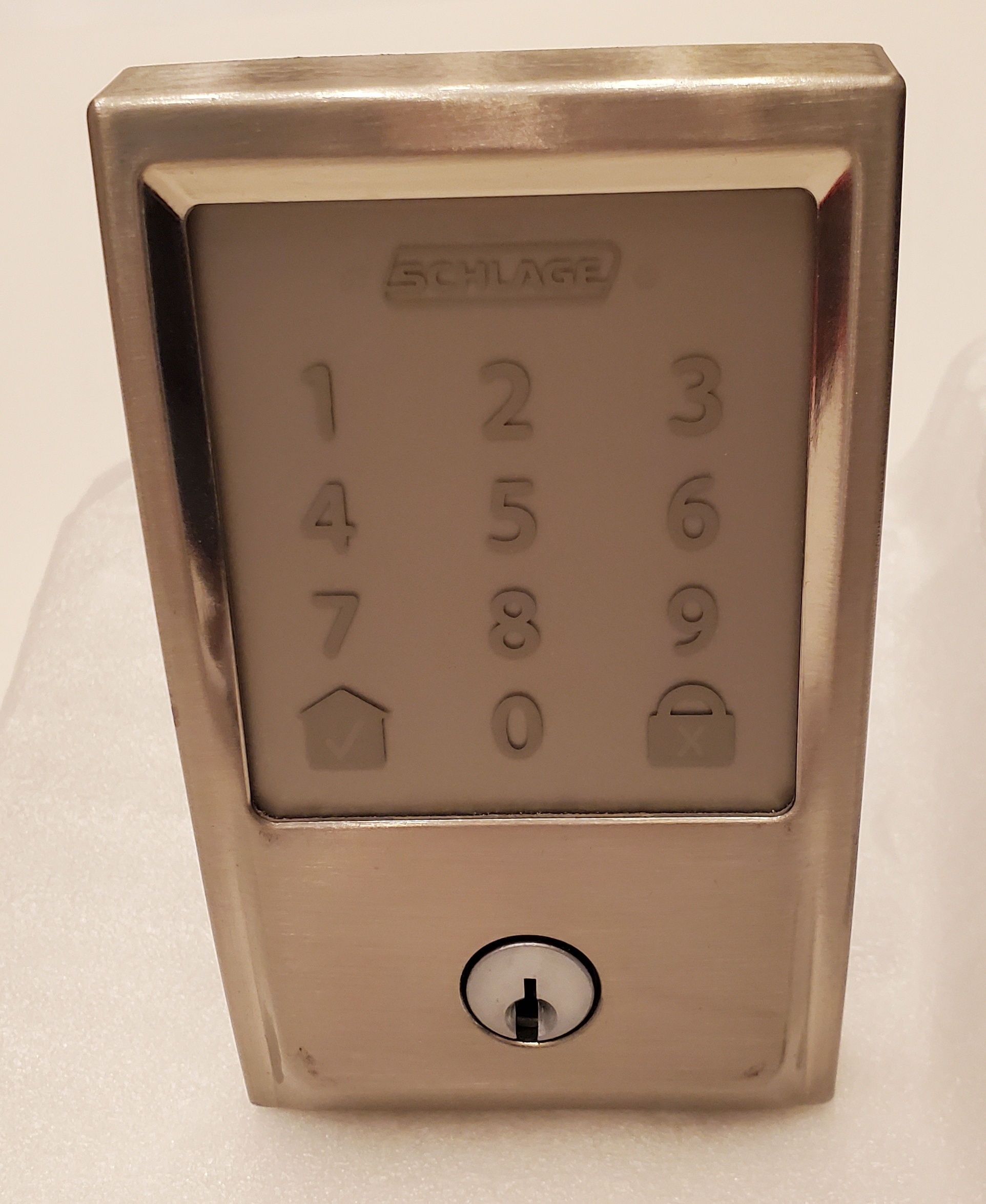 Schlage BE489WB Smart Deadbolt - FOR PARTS