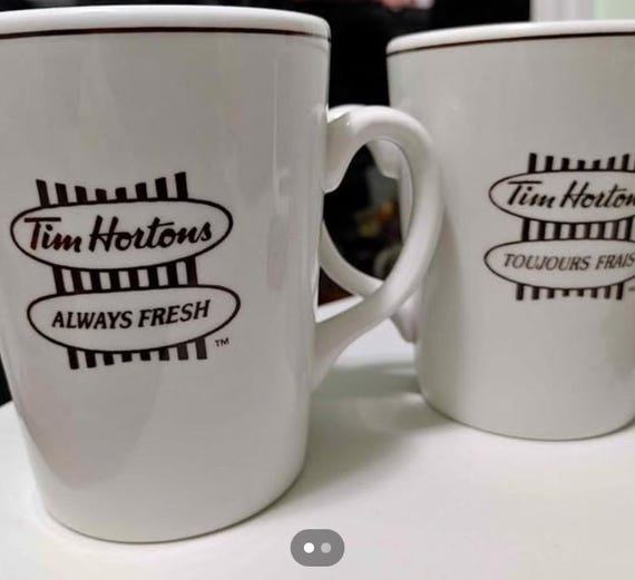 Tim Hortons Coffee Mugs (Set of 2)