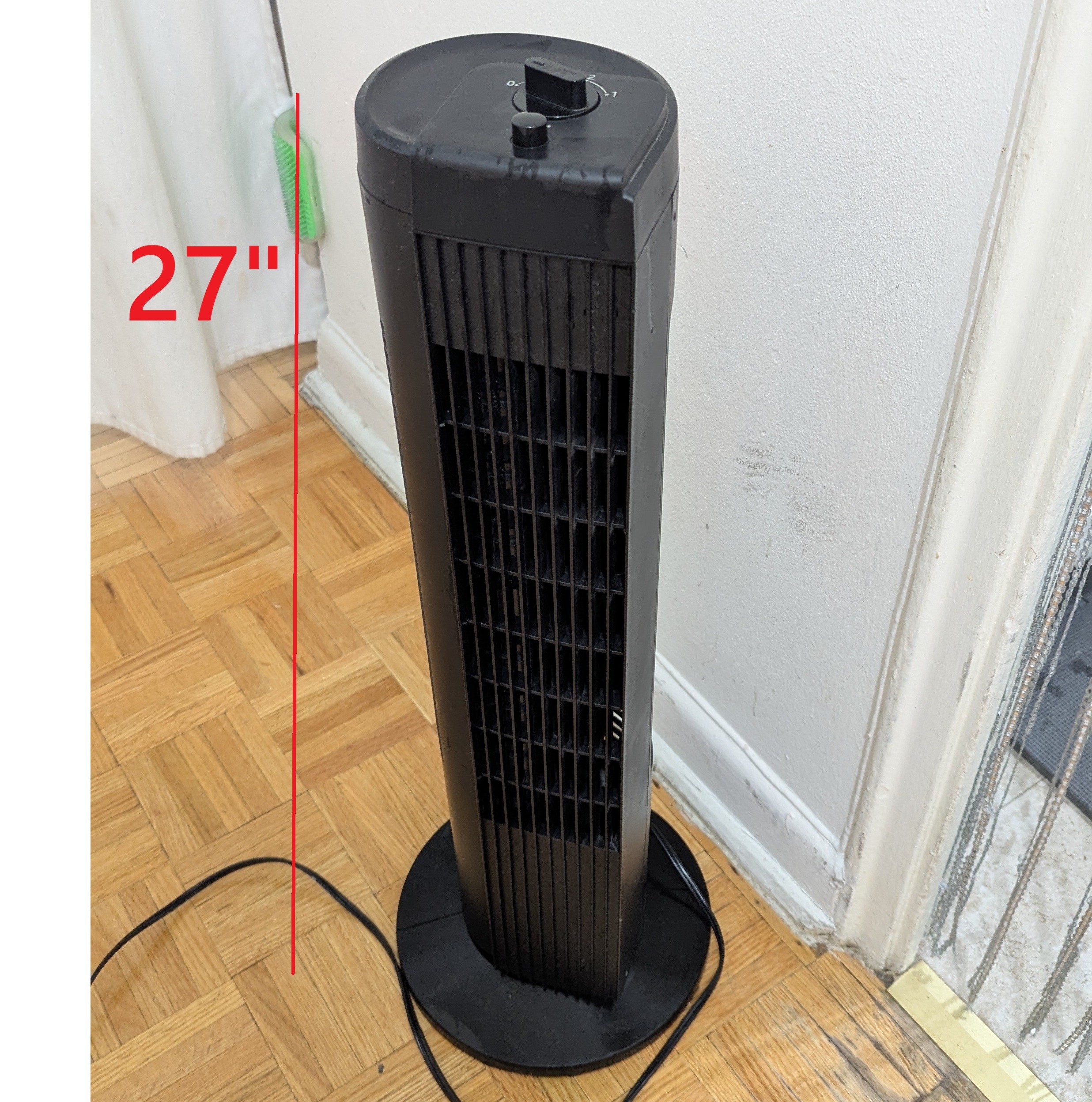 27" Oscillating Tower Fan