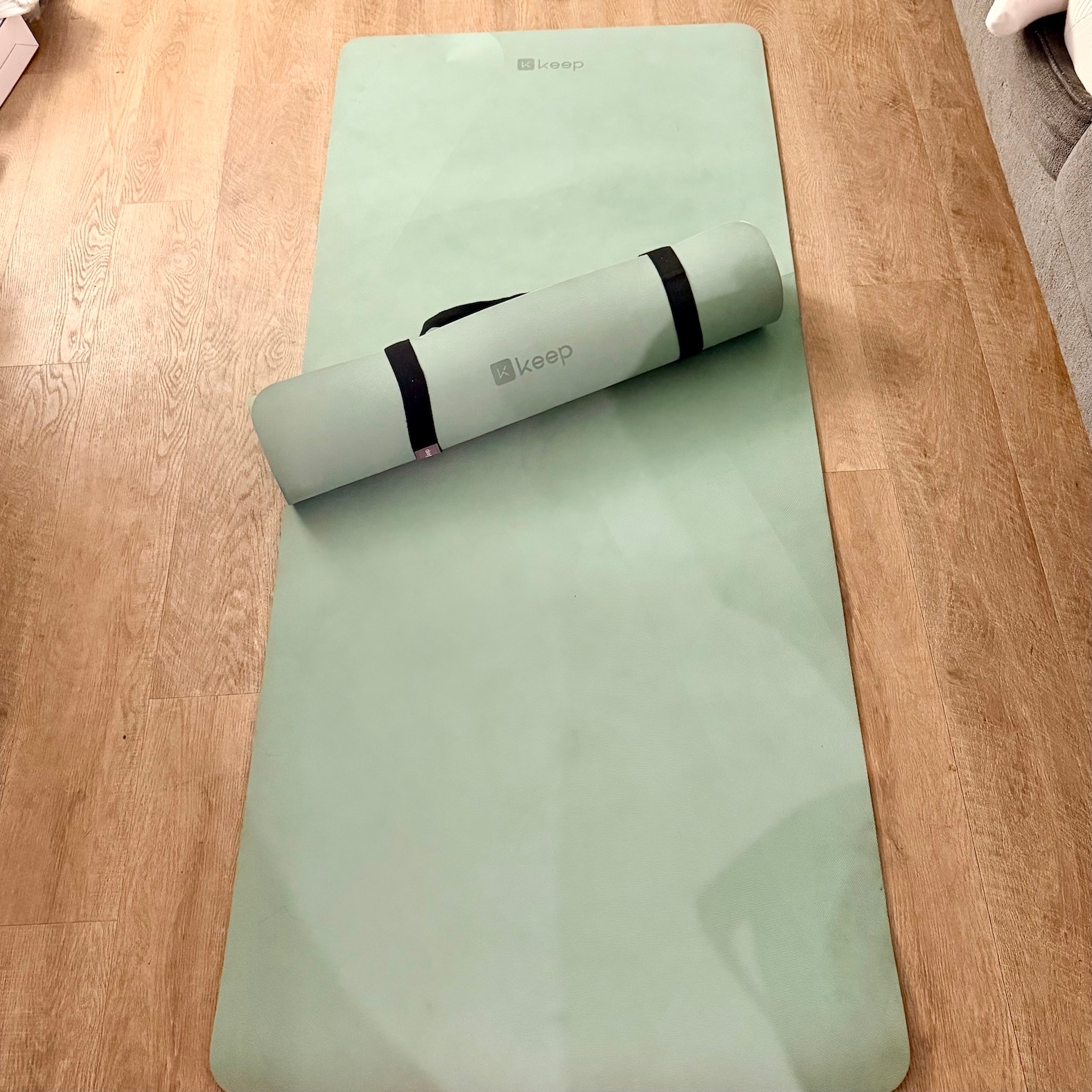KEEP Extra-Wide Yoga Mat (72x32, 7mm) - Strap Included