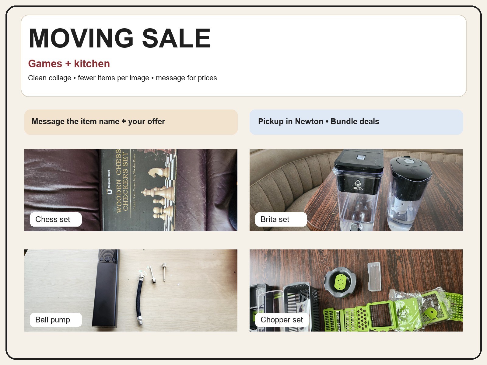Moving Out Sale - Furniture & Home Items - Message for Prices - photo 4