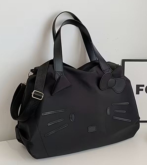 "Hello Kitty" BLACK-Gym/Travel Bag-BRAND NEW
