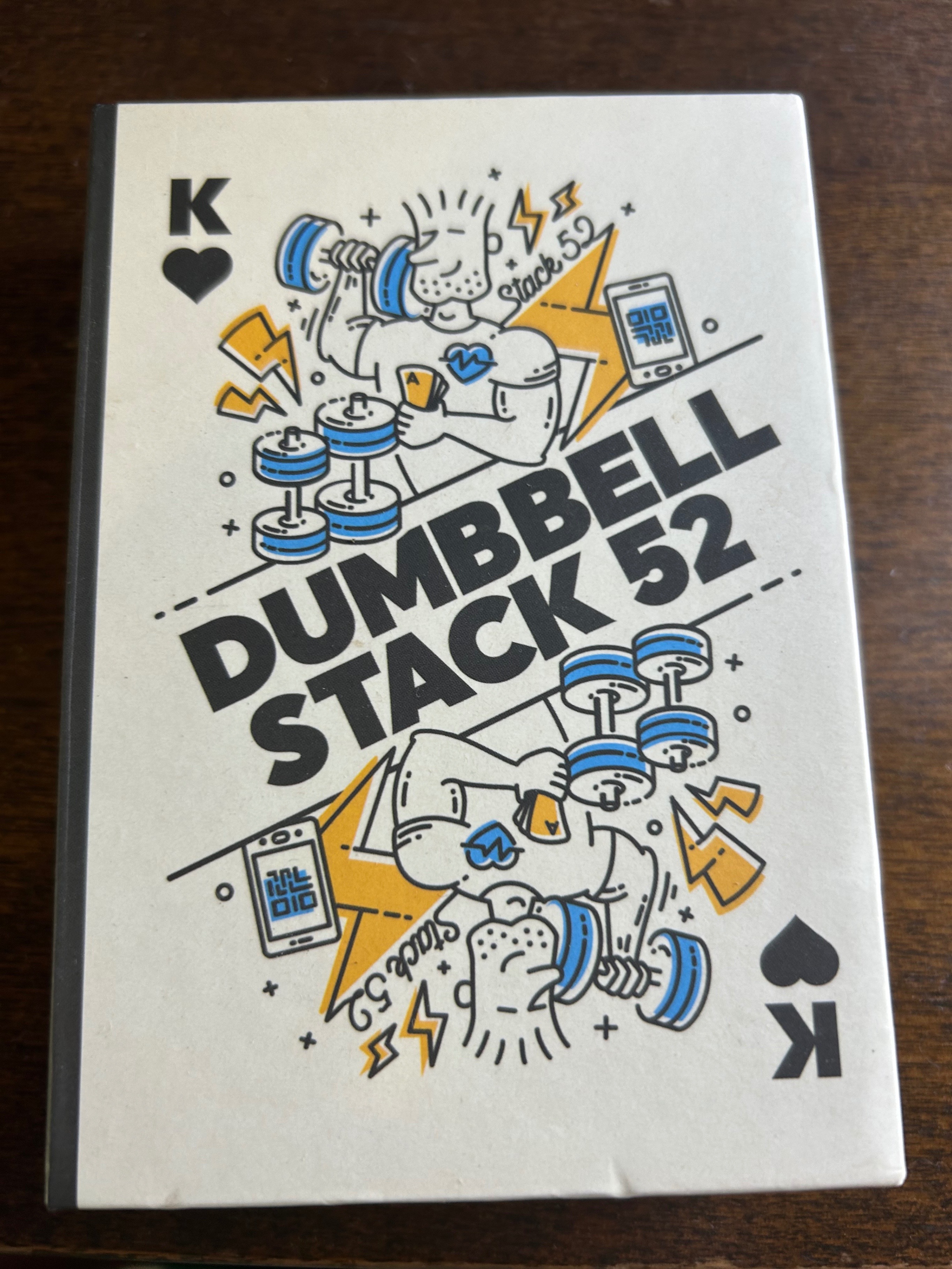 52 Card Set of Dumbell Exercises