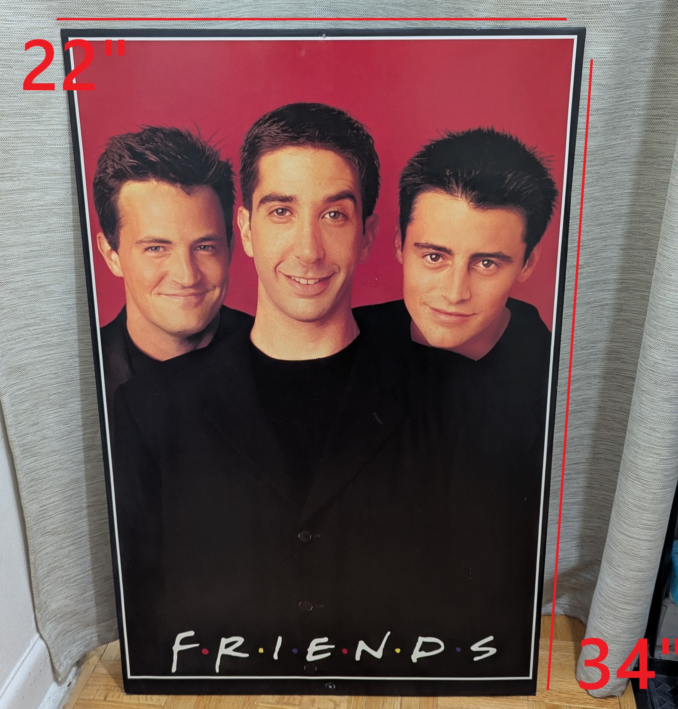 FRIENDS POSTER Boys of Friends Television TV Show