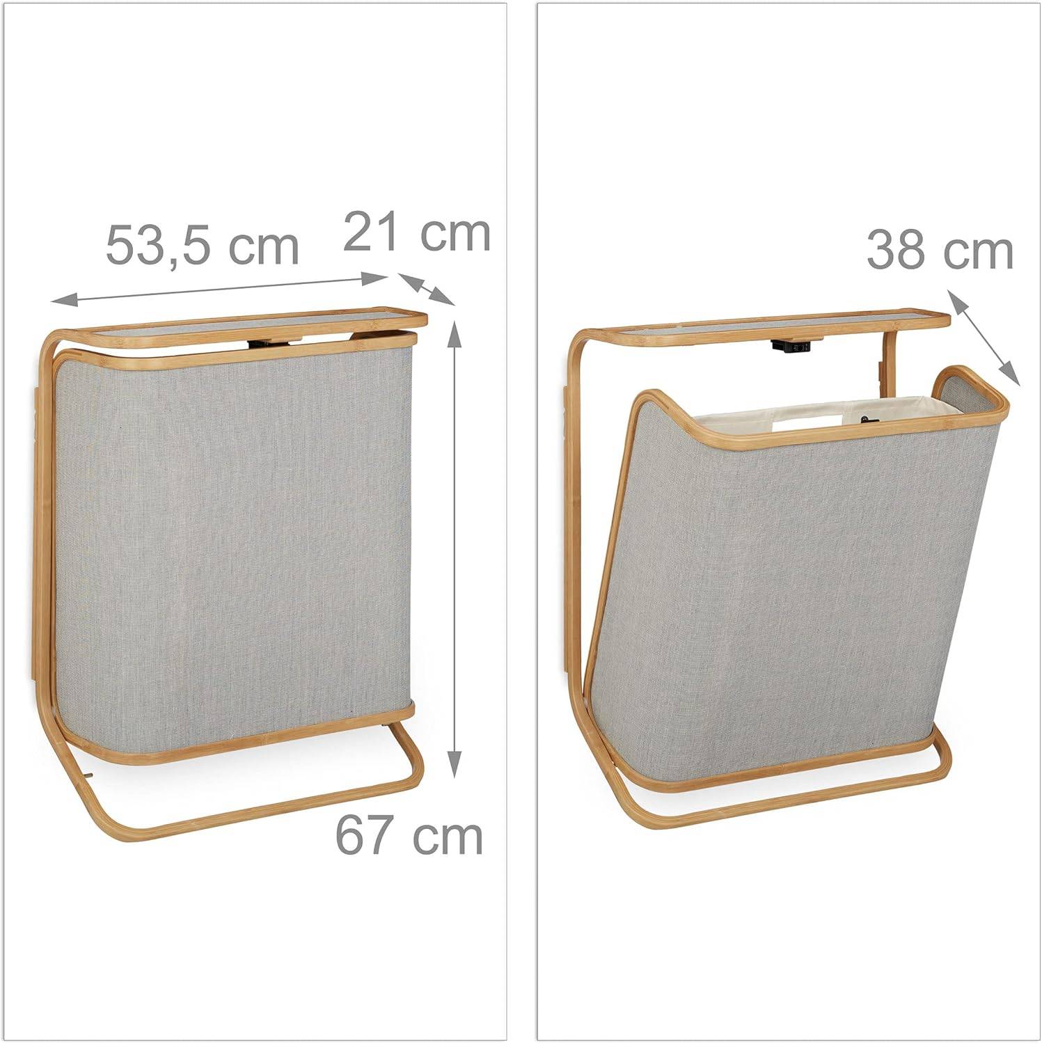West Elm Wall Monuted Laundry Hamper - photo 2