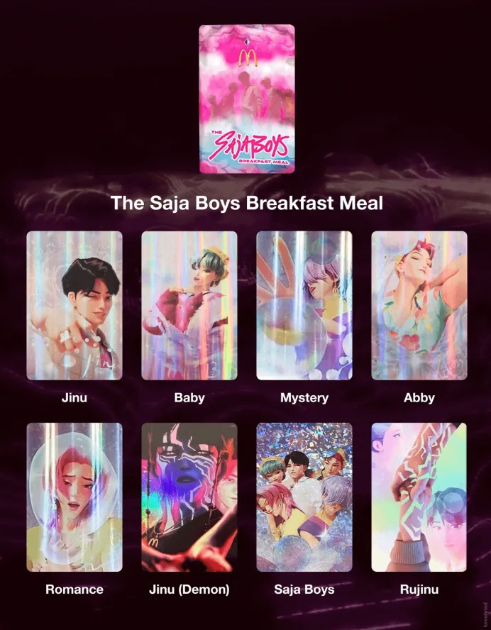 SEALED PACKS - McDonald’s KPop Demon Hunters Cards - photo 3