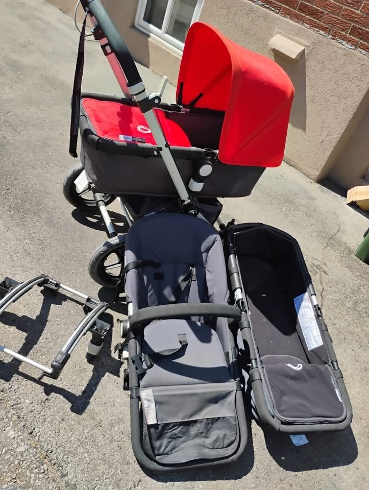 Bugaboo Cameleon  Orange Travel System Stroller