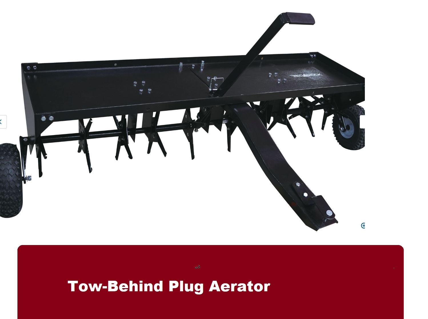 Tow-Behind Plug Aerator - 48 in. - photo 2