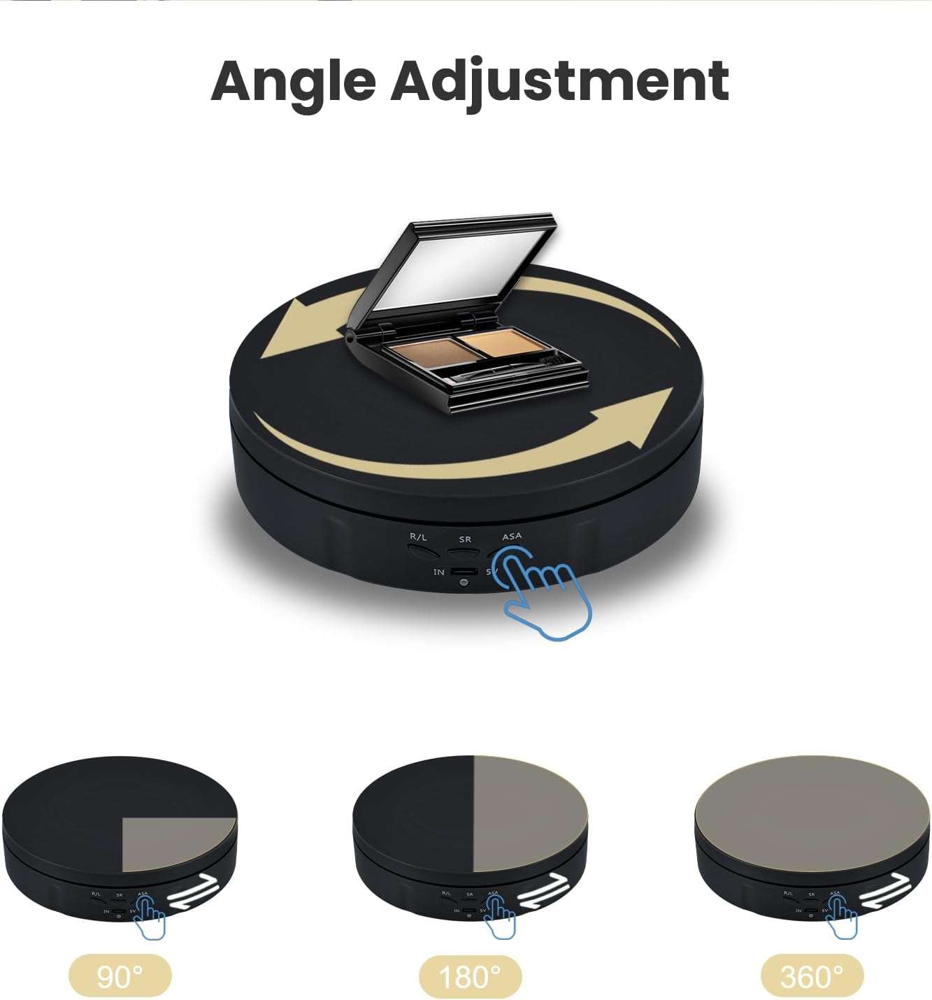 McBazel 360° Rotating Display Stand XR138 - Black - photo 4