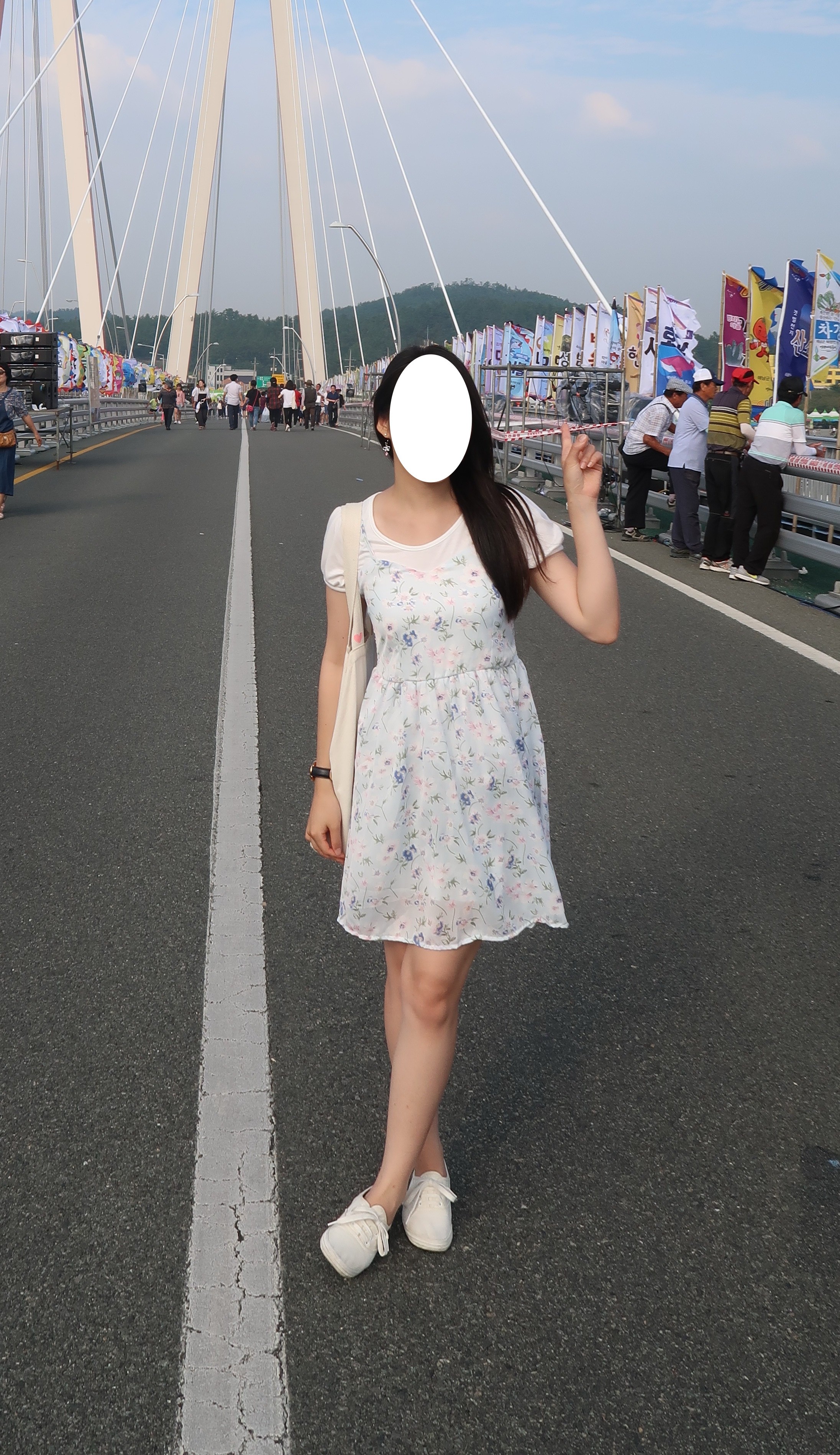 Cute Light Blue Floral Print Mini Summer Dress - photo 3