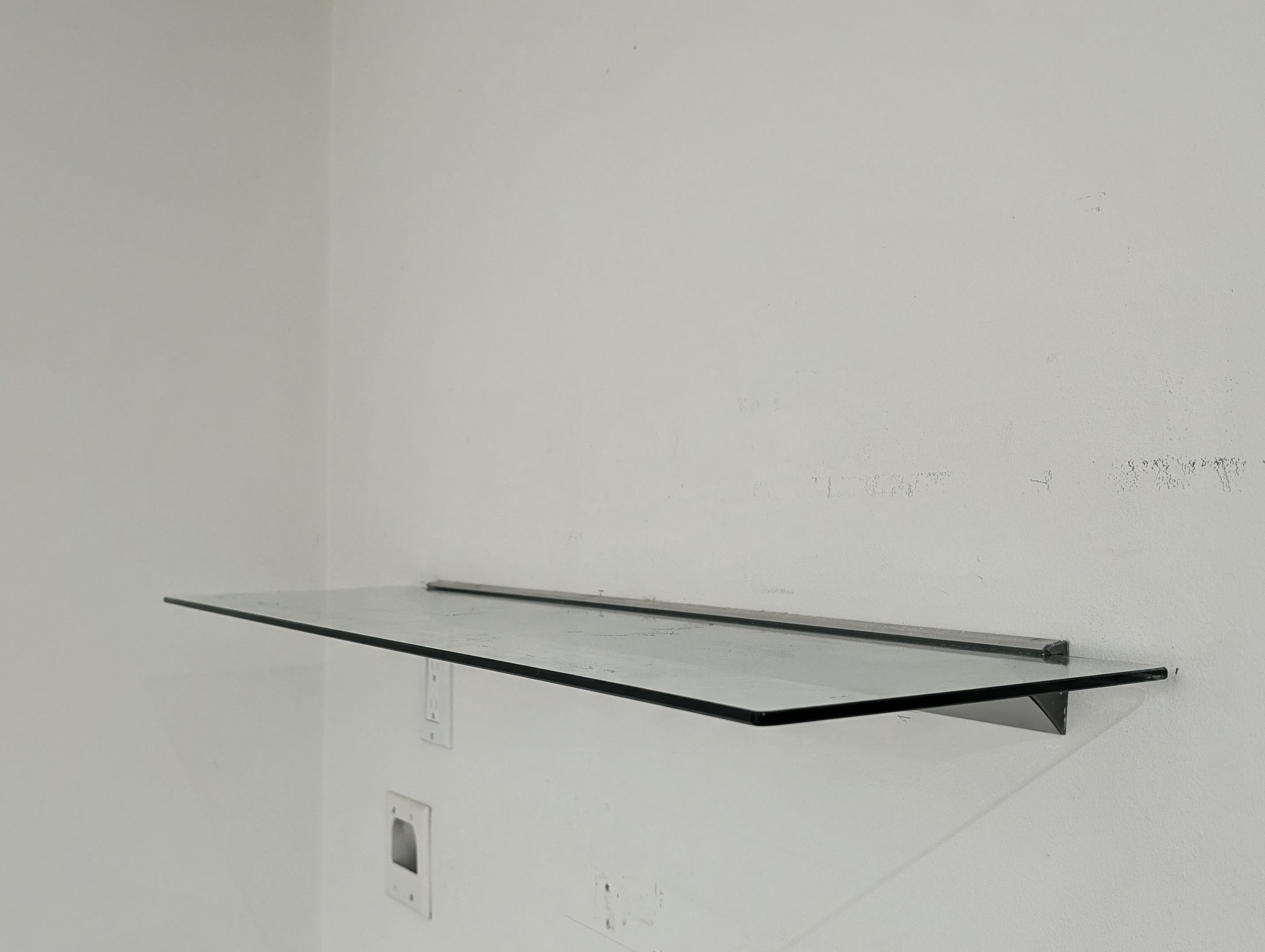 Floating Glass Wall Shelf