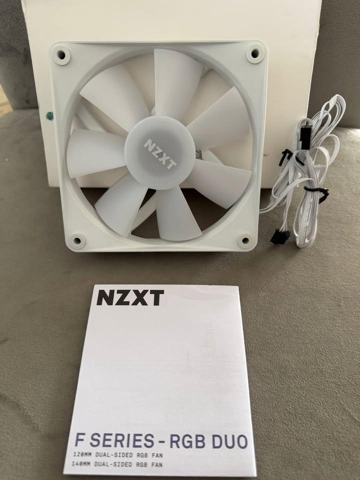 NZXT F120 RGB Core Fan 120mm White RF-C12FF-W1 - photo 3