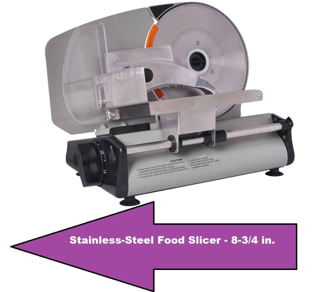 Stainless-Steel Food Slicer - 8-3/4 in.