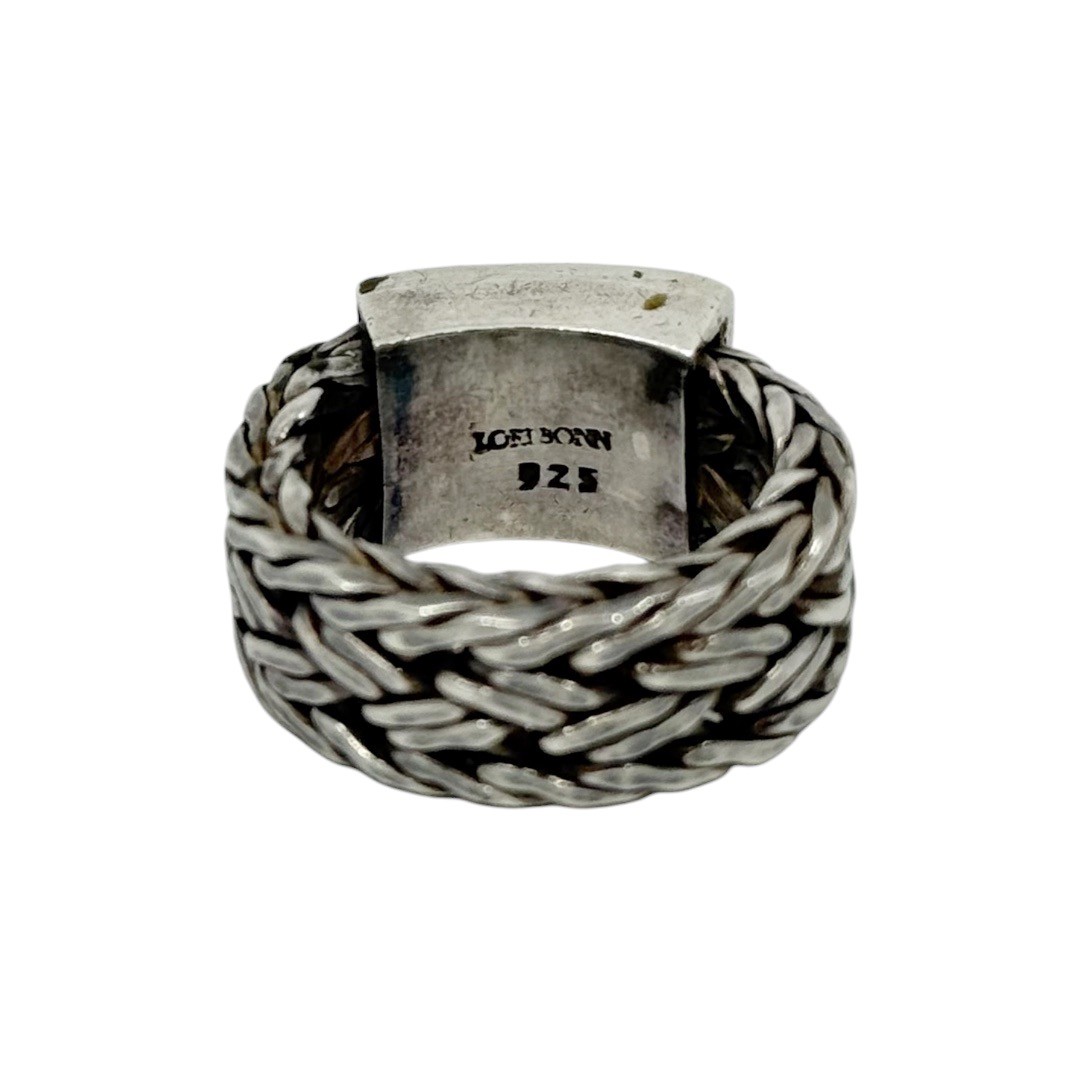 Lori Bonn sterling silver Chinese character band ring - photo 4
