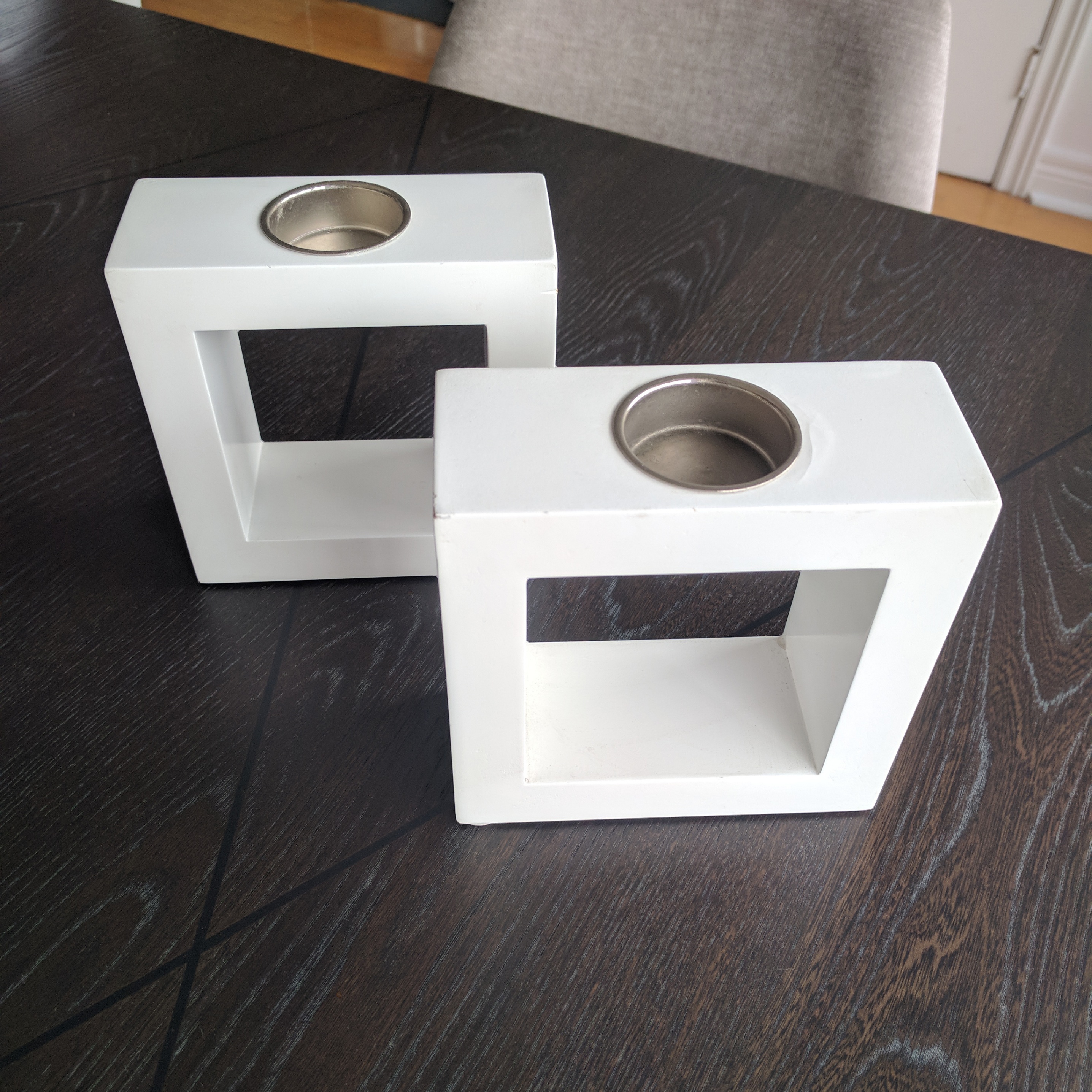 Square Candle Holders