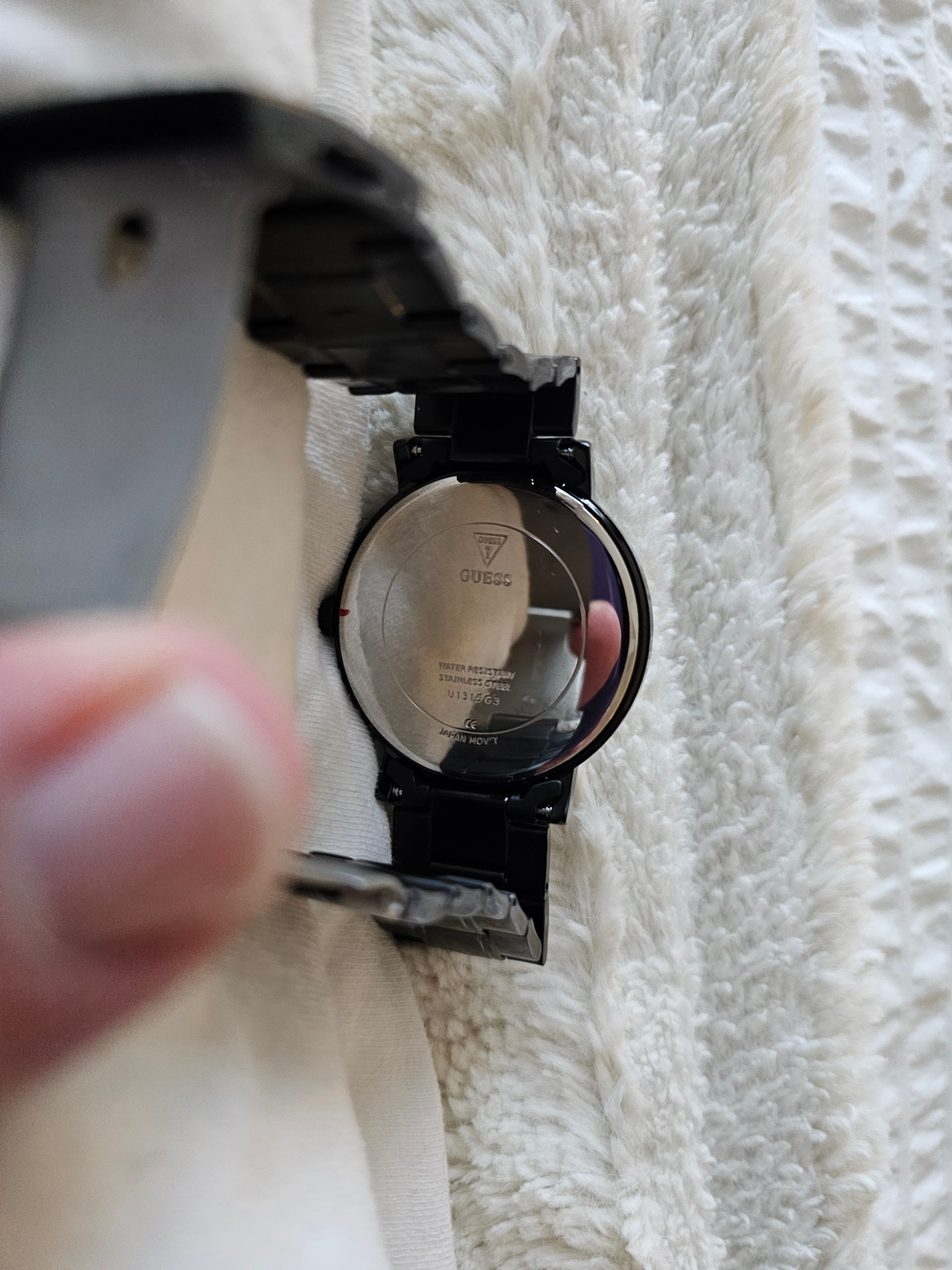 GUESS-Men's Black Diamond Supernova Watch - photo 5