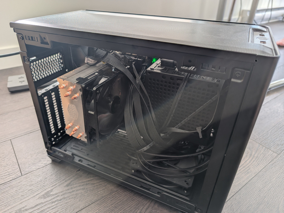Mini-ITX PC computer, Intel Core i7-9700K 8C/8T, 1x16GB DDR4 RAM - photo 3