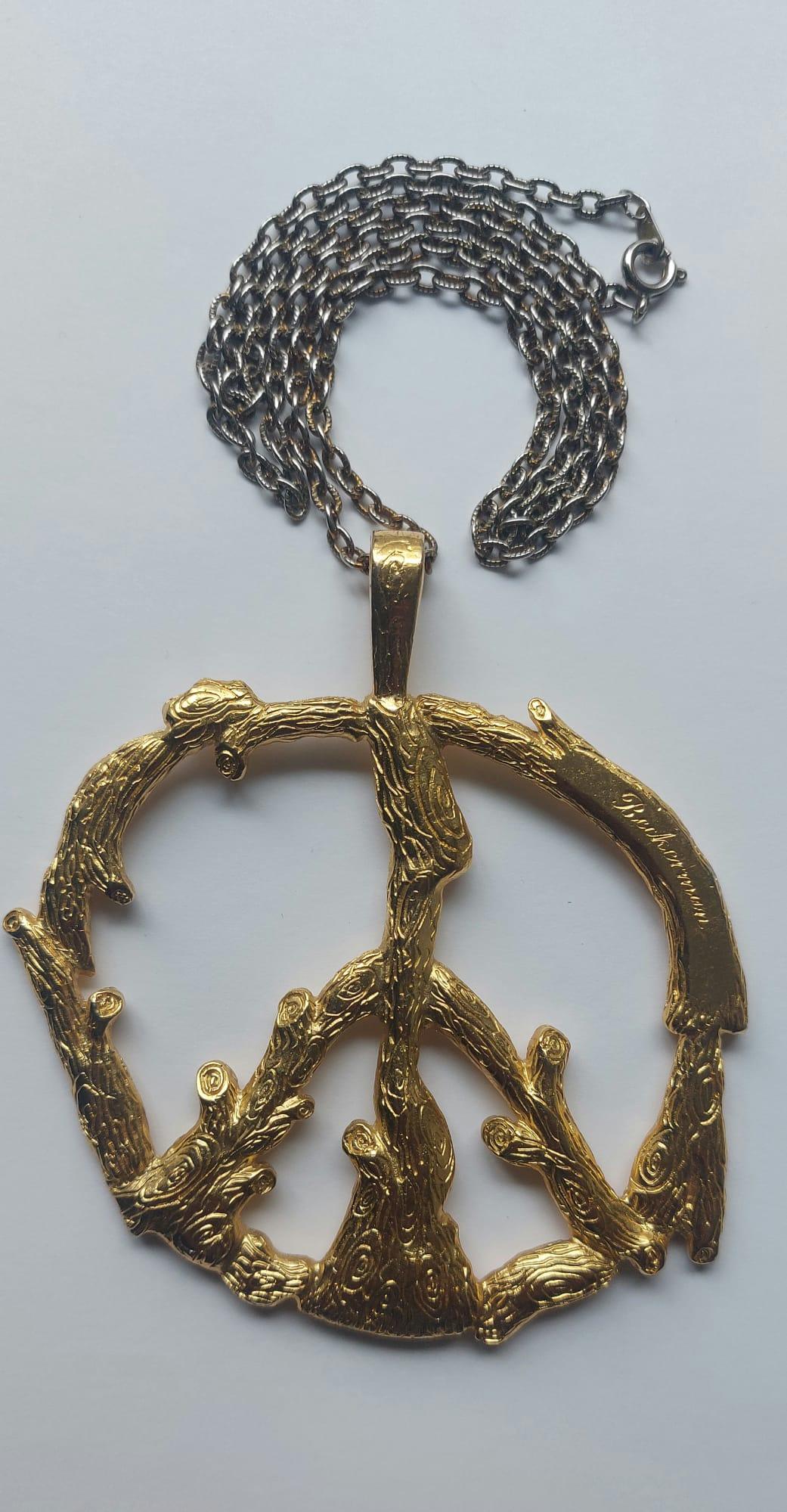 Beckerman Sisters Peace Pendant & Chain - photo 2