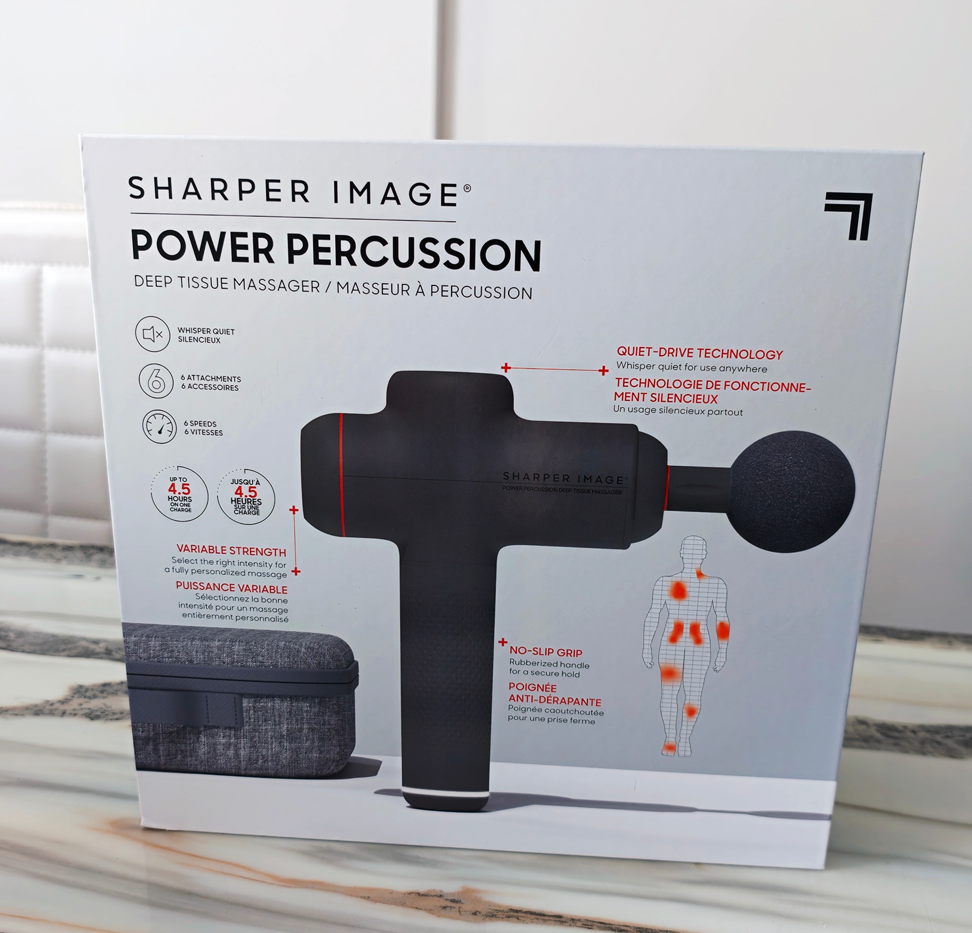 Sharper Image Power Percussion Deep Tissue Massager (Like New)