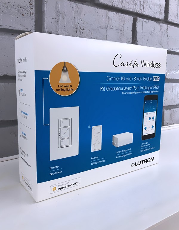 Lutron Caseta dimmer with smart hub Pro