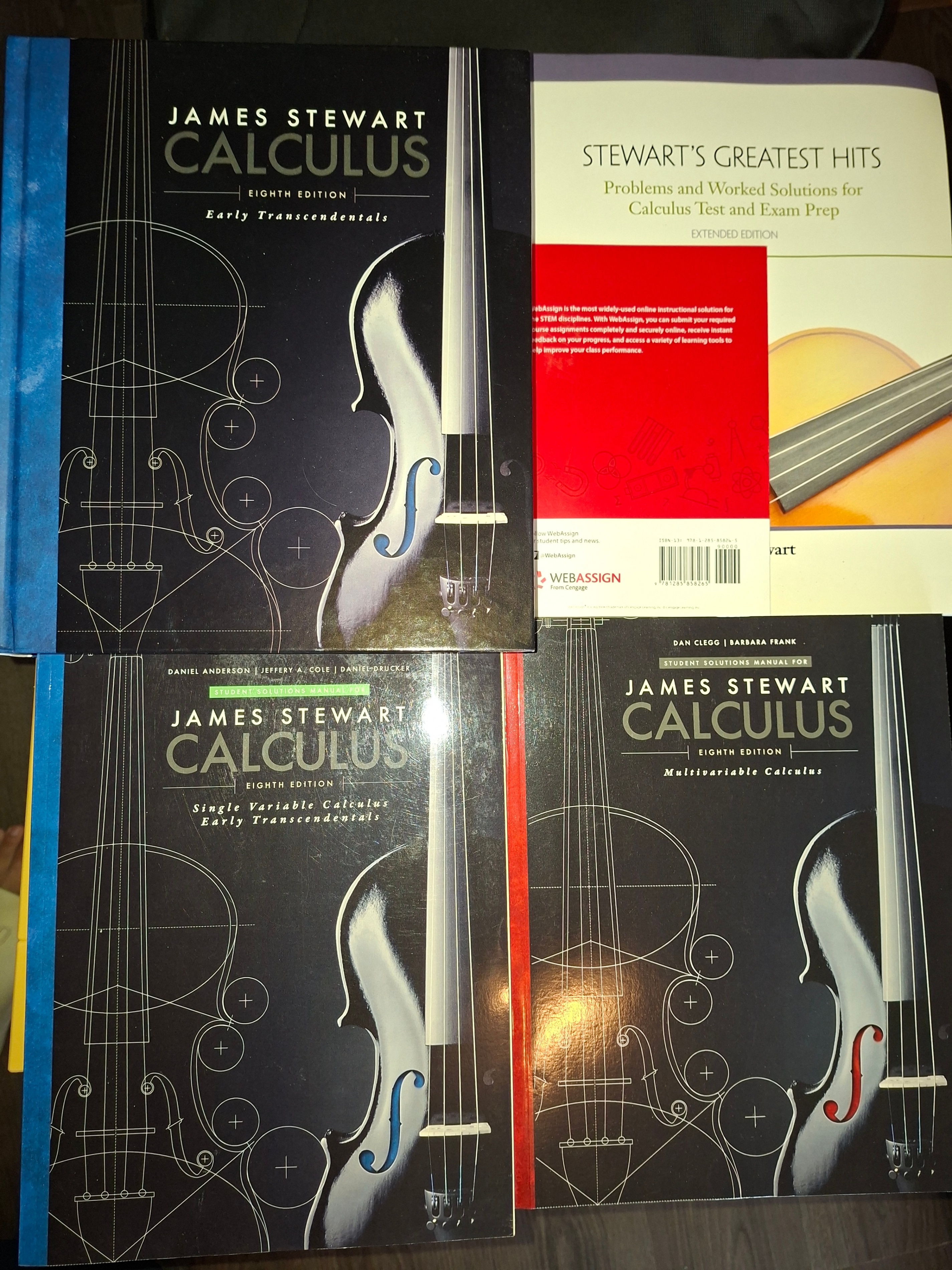 James Stewart’s Calculus book sets, 8th Edition