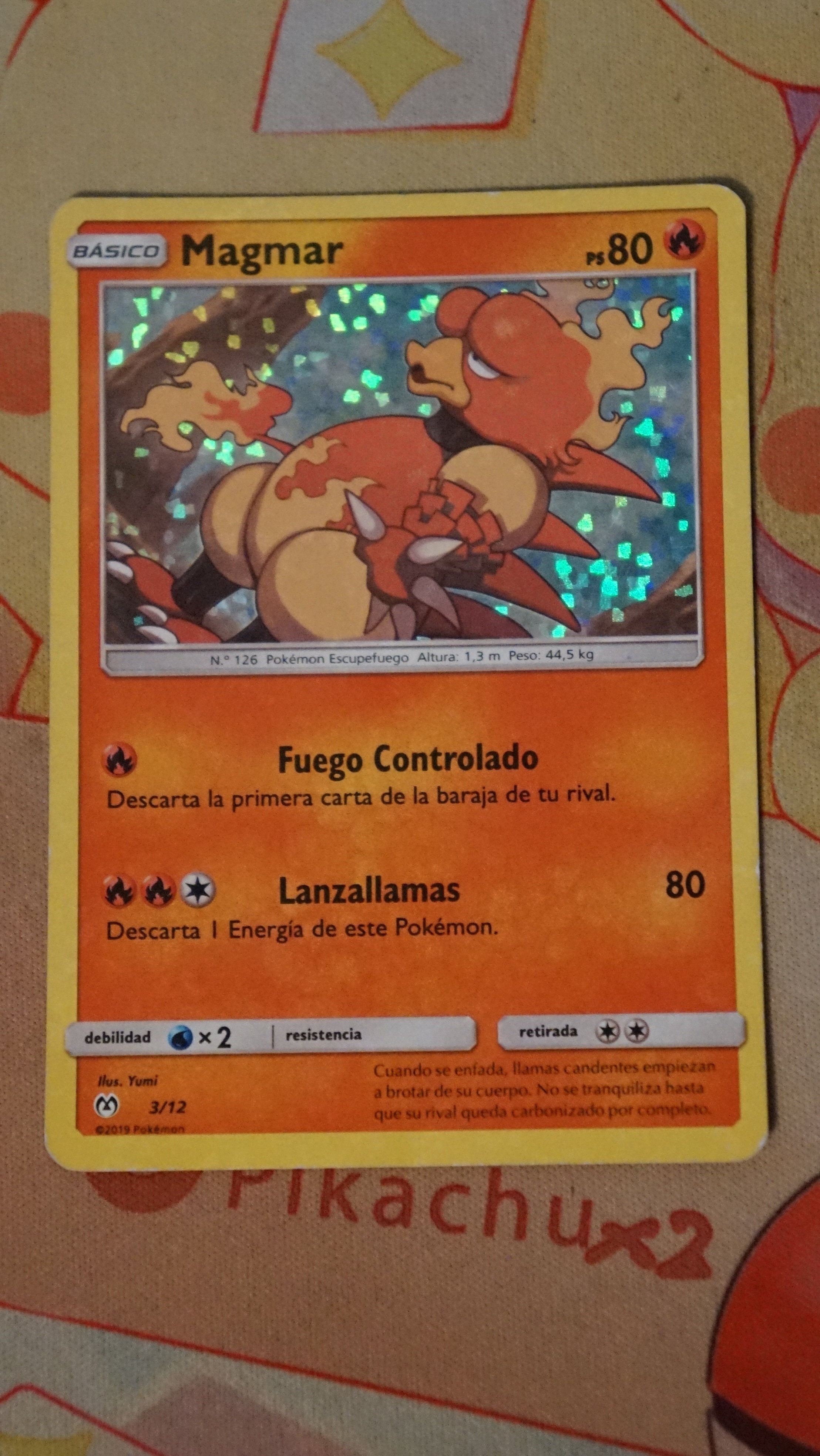 Pokemon Magmar 3/12 McDonald's Collection 2019 Holo DMG - photo 3