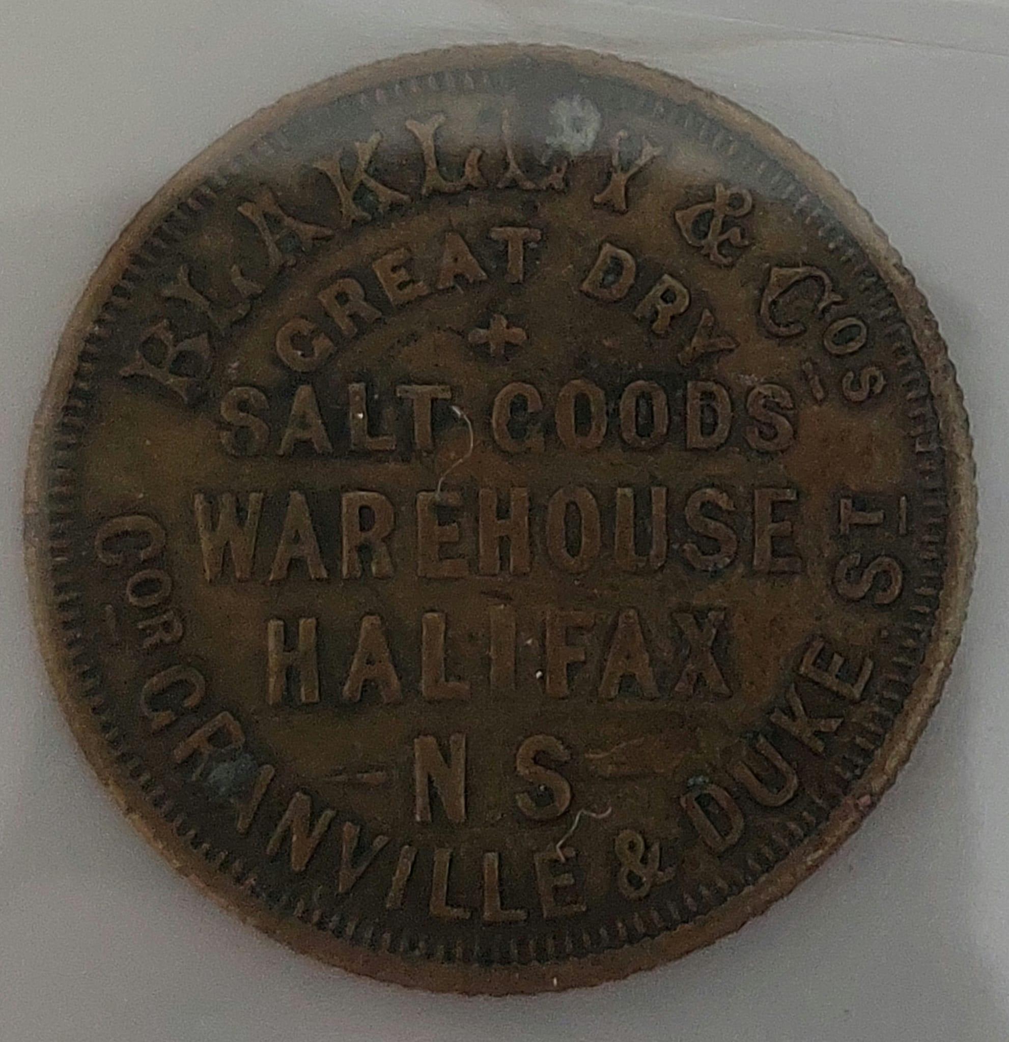 1882 Halifax Blakley & Co. Token – Breton 901 – ICCS VF-30 - photo 2
