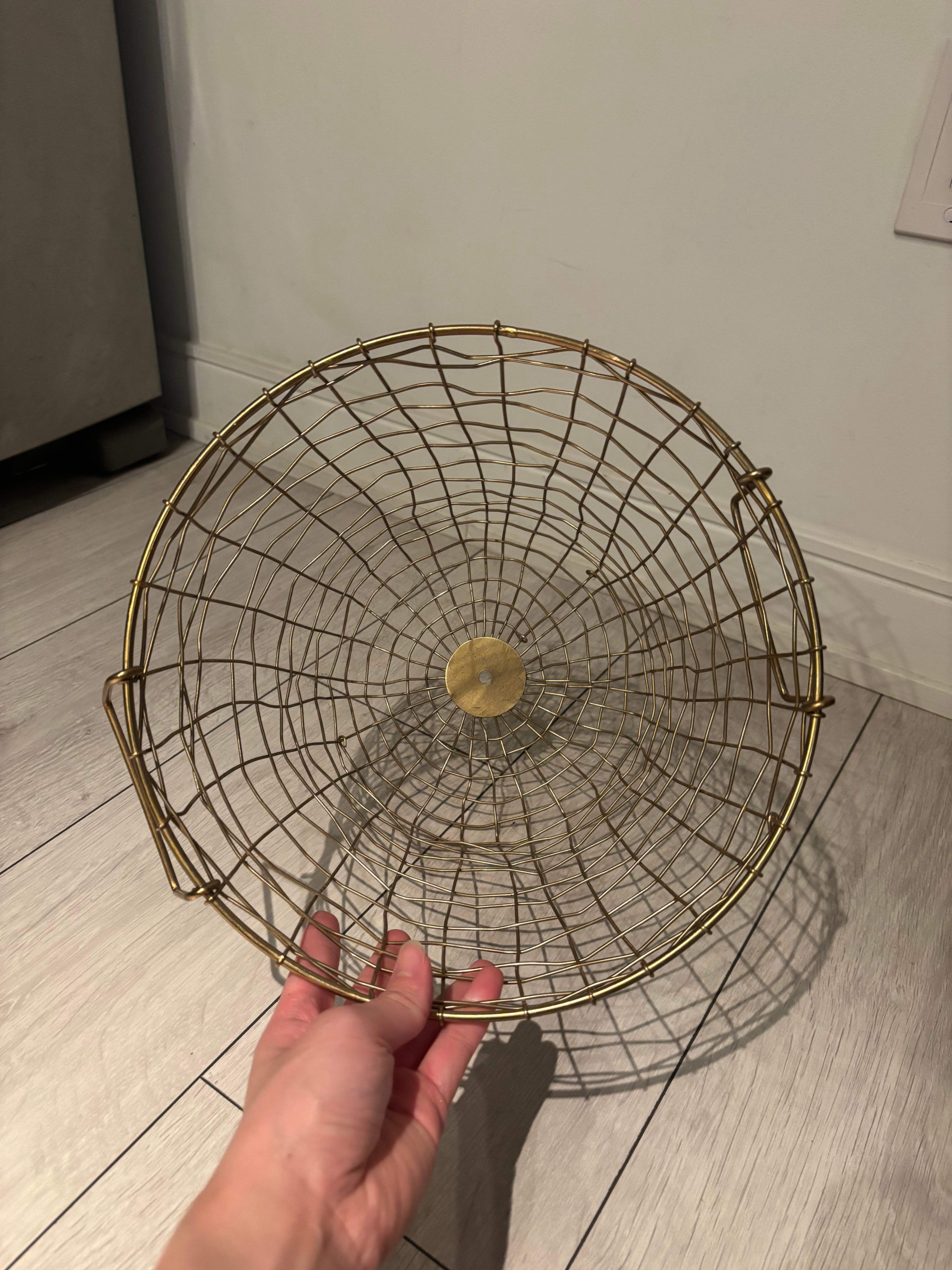H&M Gold Metal Basket - photo 2